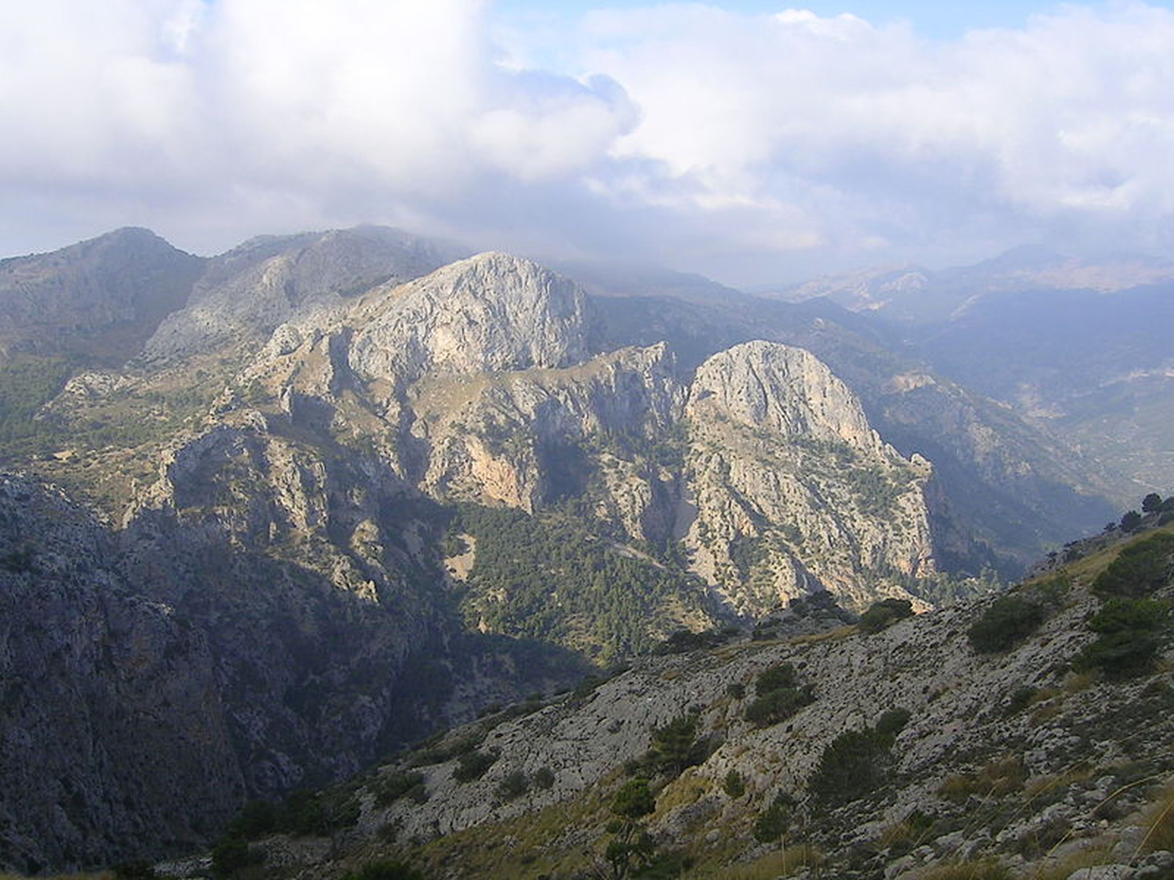 La ruta del Barranco de Biniaraix, Mallorca, Islas Baleares.