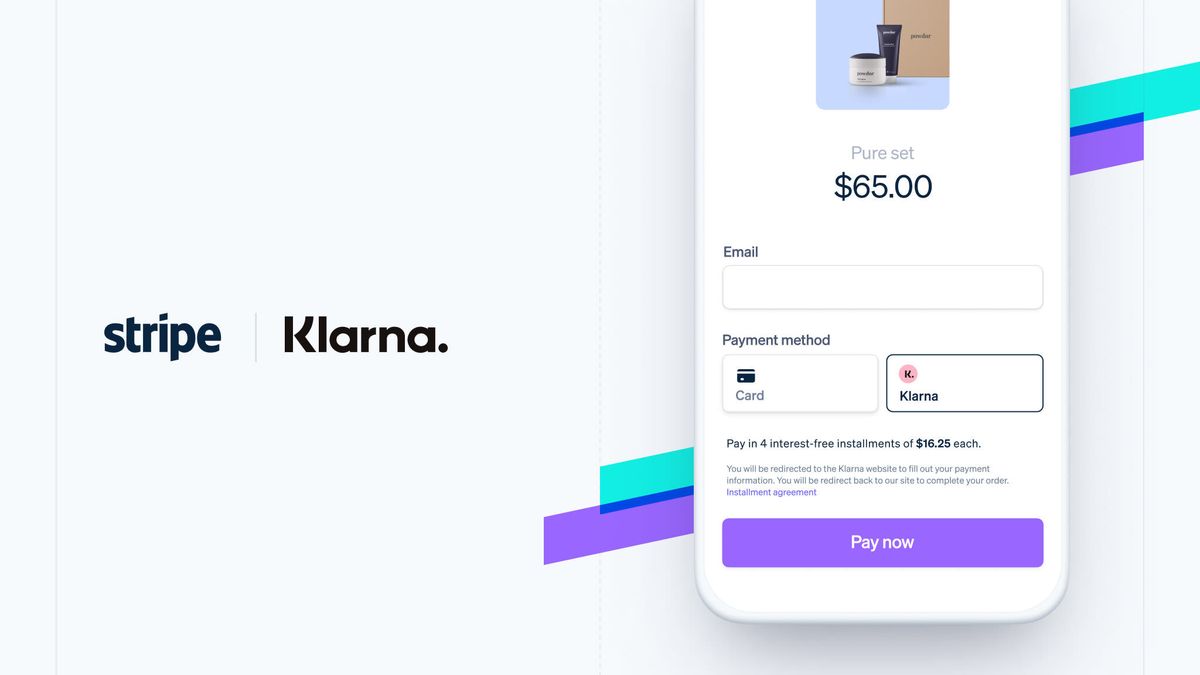Stripe y Klarna unen fuerzas y avivan la batalla del pago a plazos