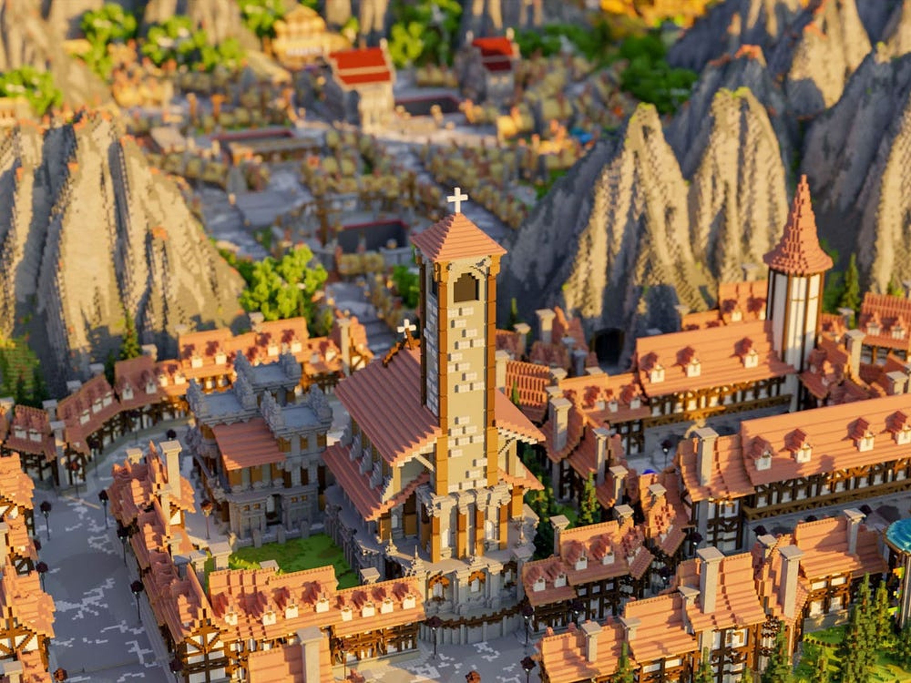 El último proyecto de Varuna, Myst City, es un mapa de Minecraft que enseña a los jugadores diferentes habilidades.