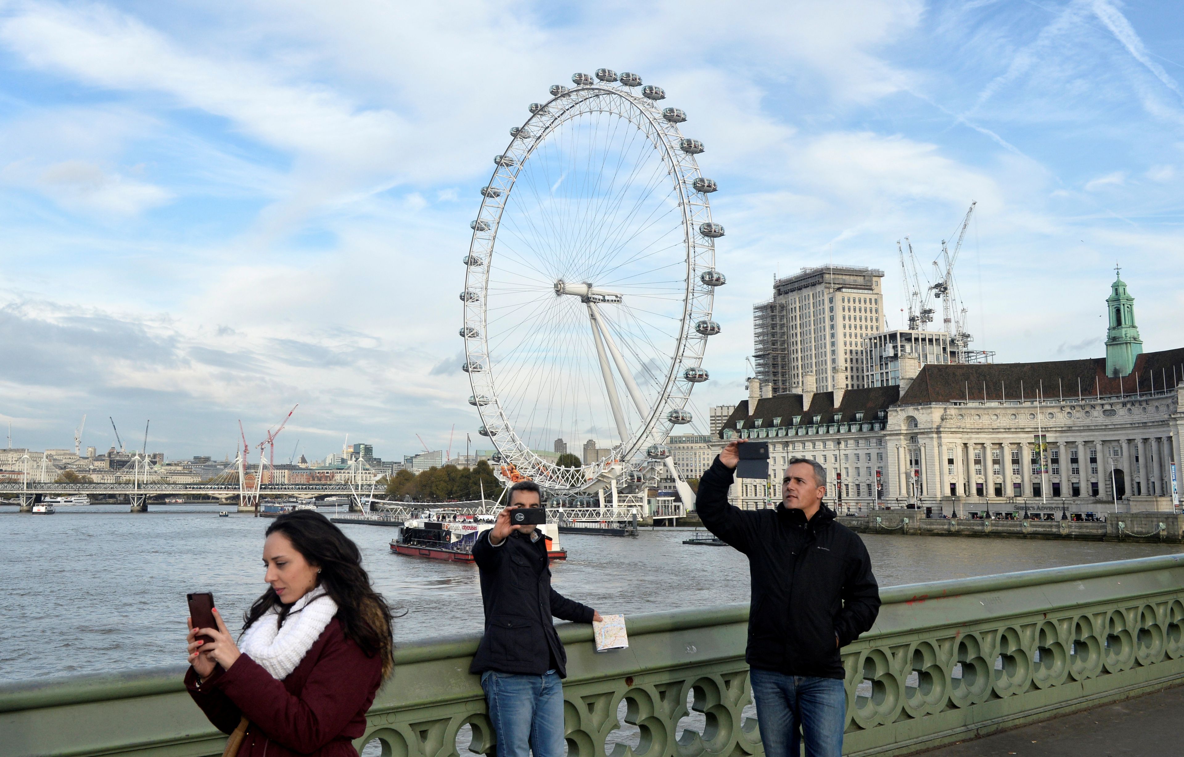 Turistas en Londres