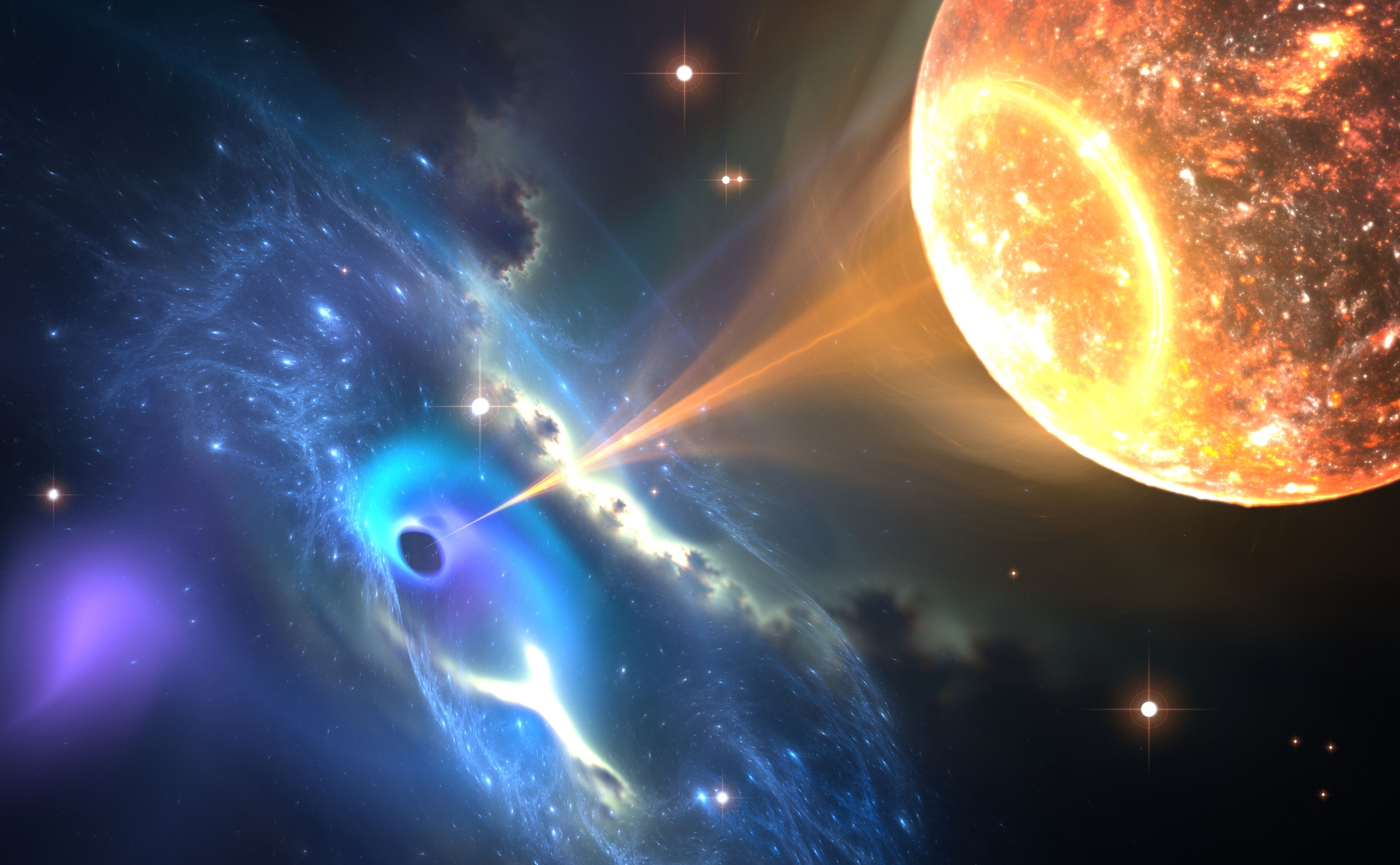 agujero negro estrella de neutrones