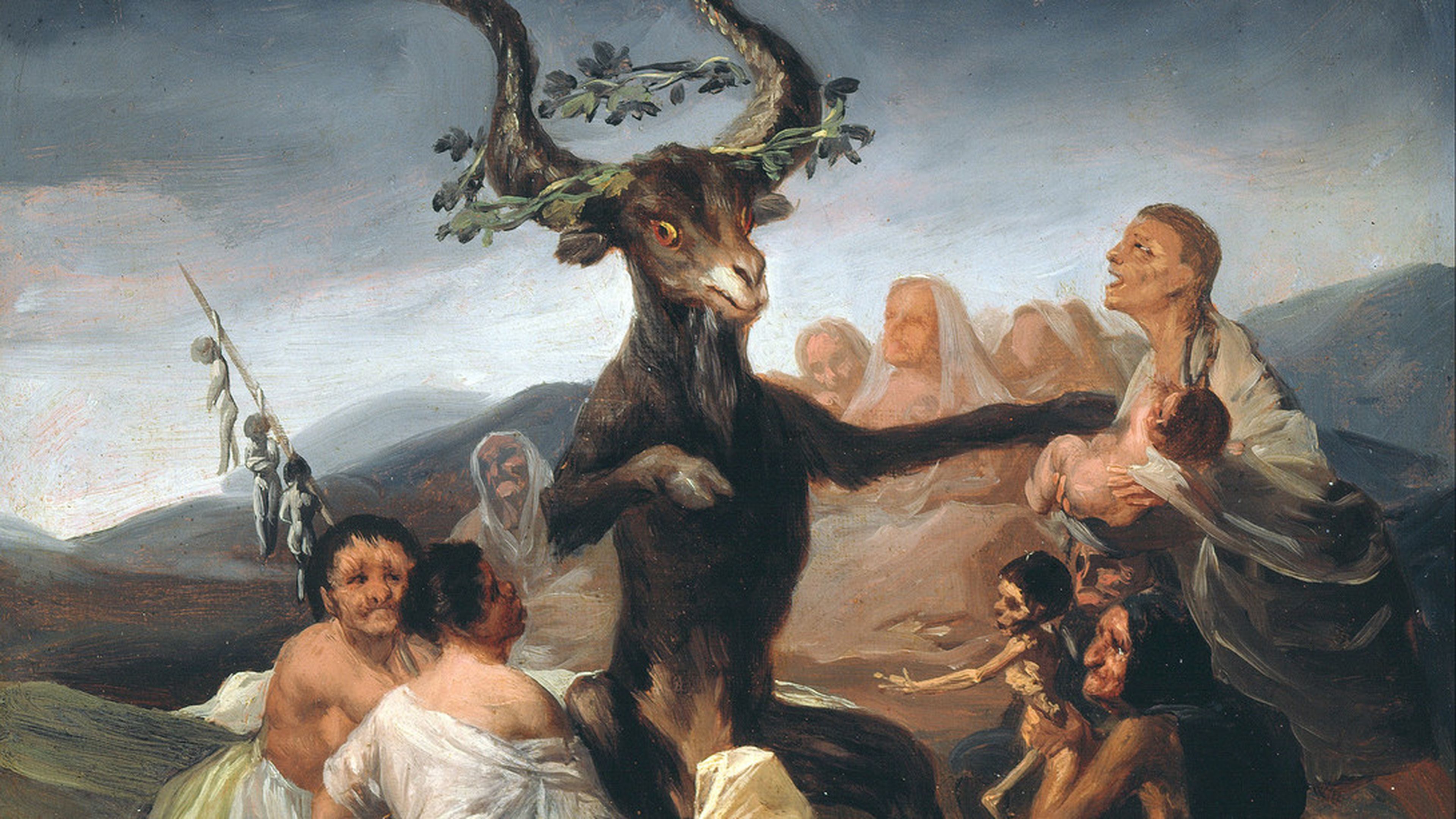 'El aquelarre' de Goya (1798).