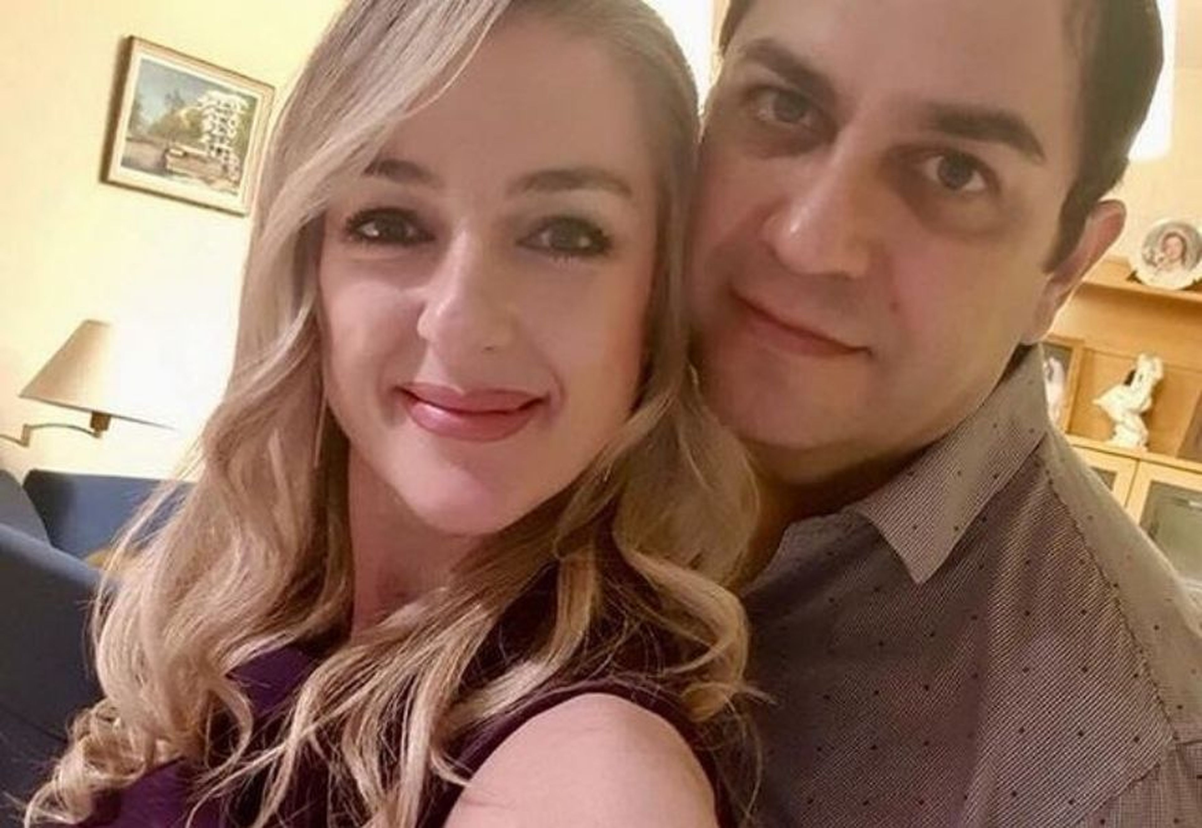 Javier Biosca y su mujer, en una foto del Instagram del primero.