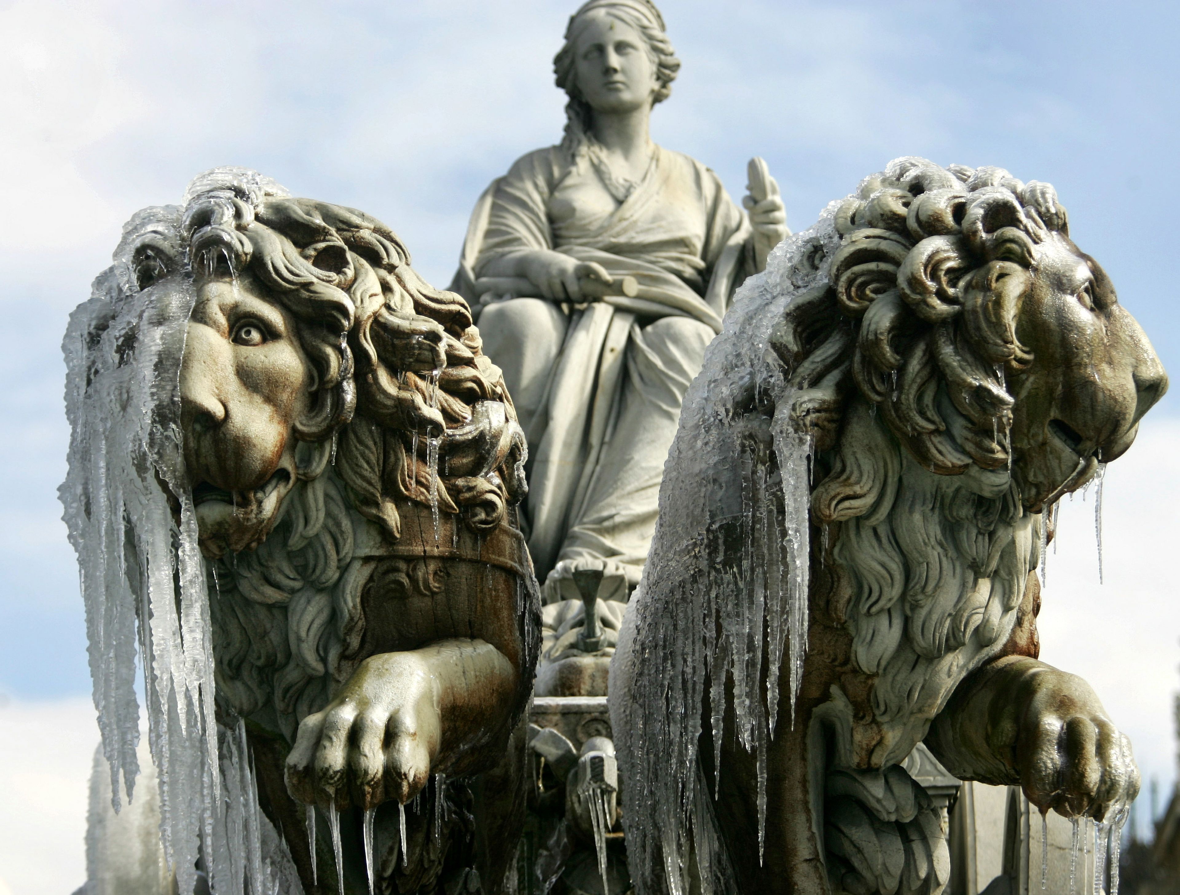 La fuente de la Cibeles, en Madrid, en una imagen pasada.