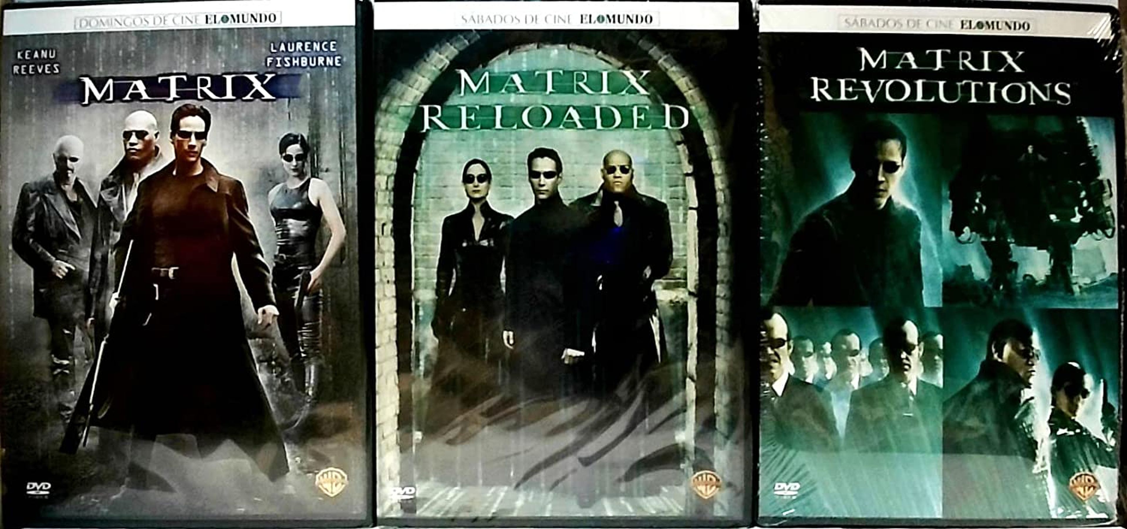 películas matrix dvd trilogía original
