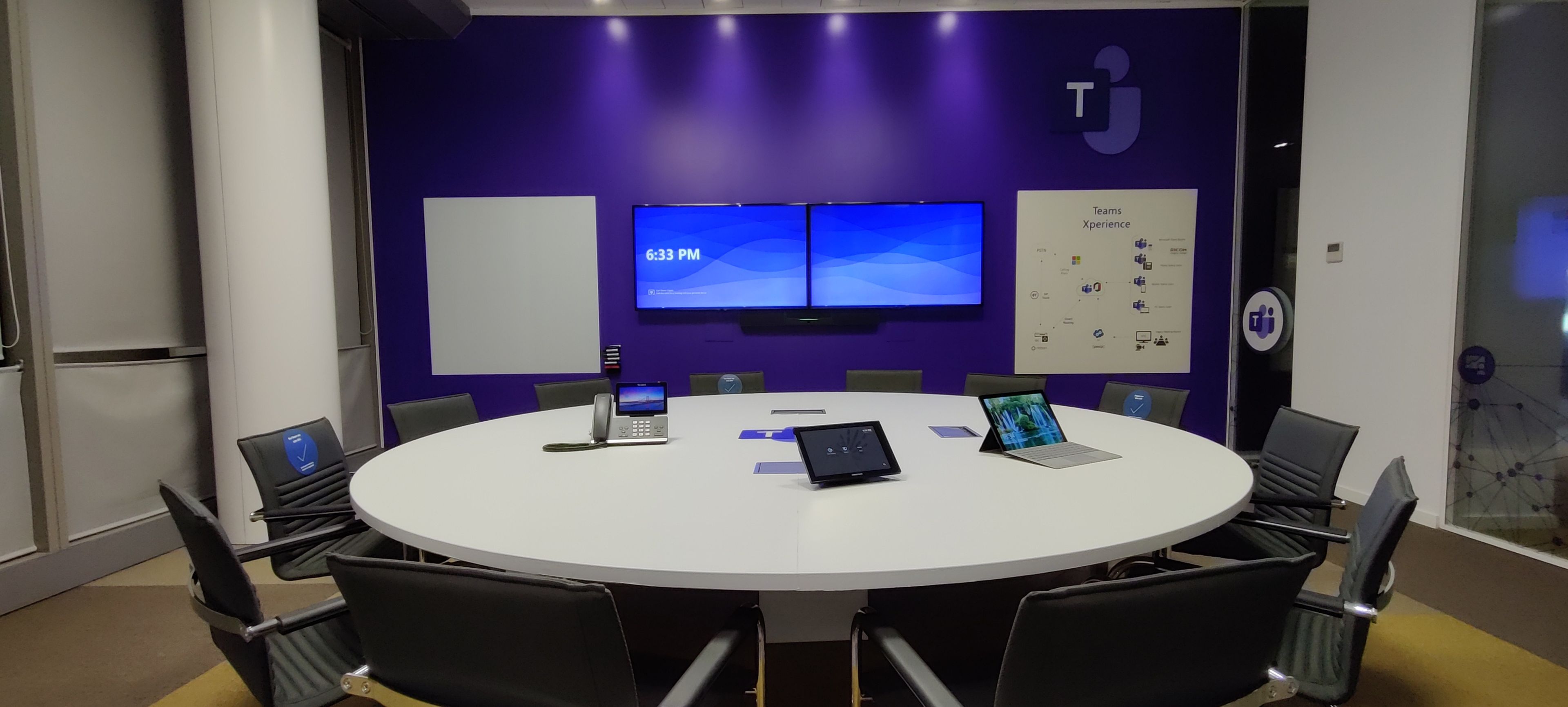 Sala Microsoft Xperience en las oficinas de la compañía en Madrid.