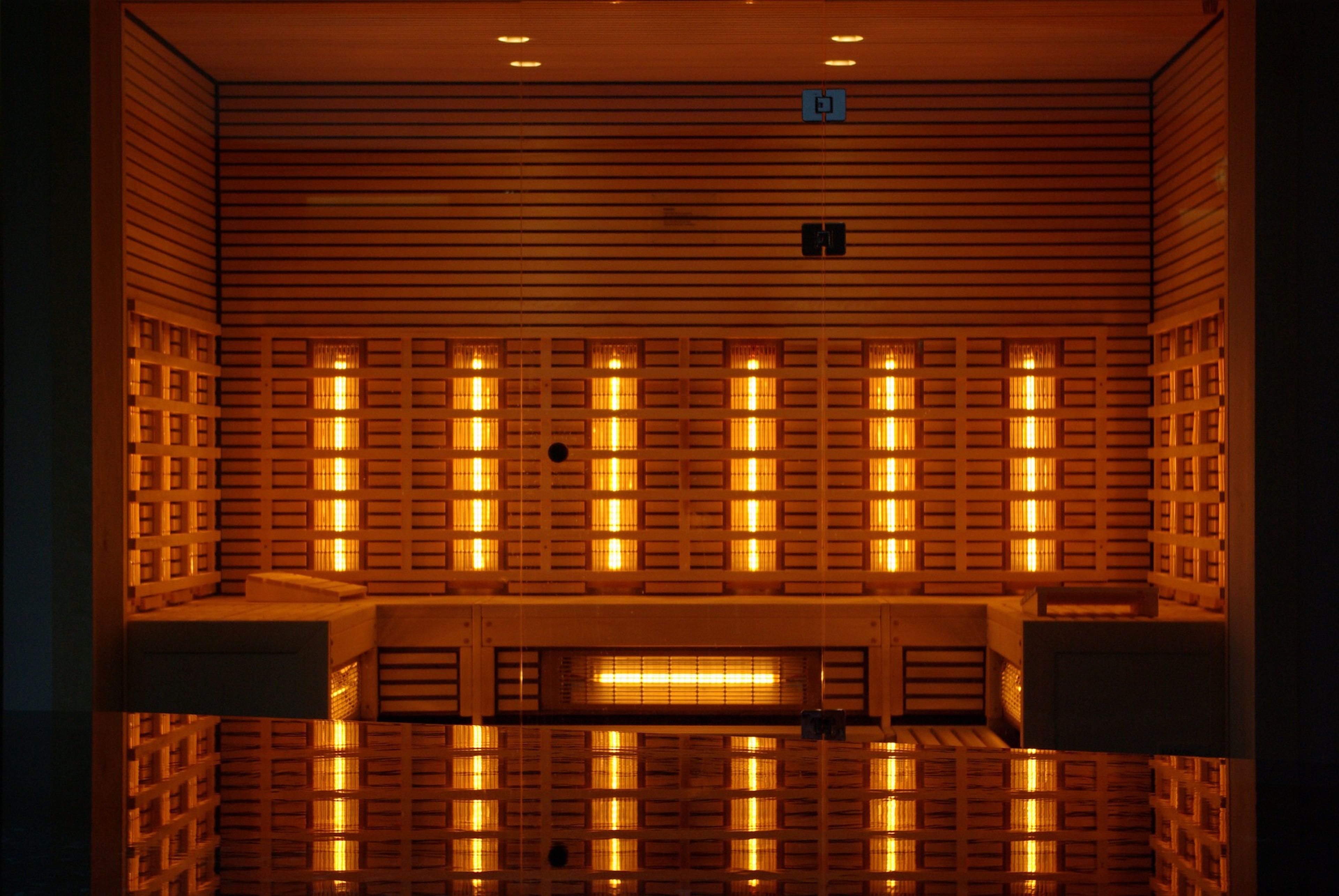Una sauna de infrarrojos.