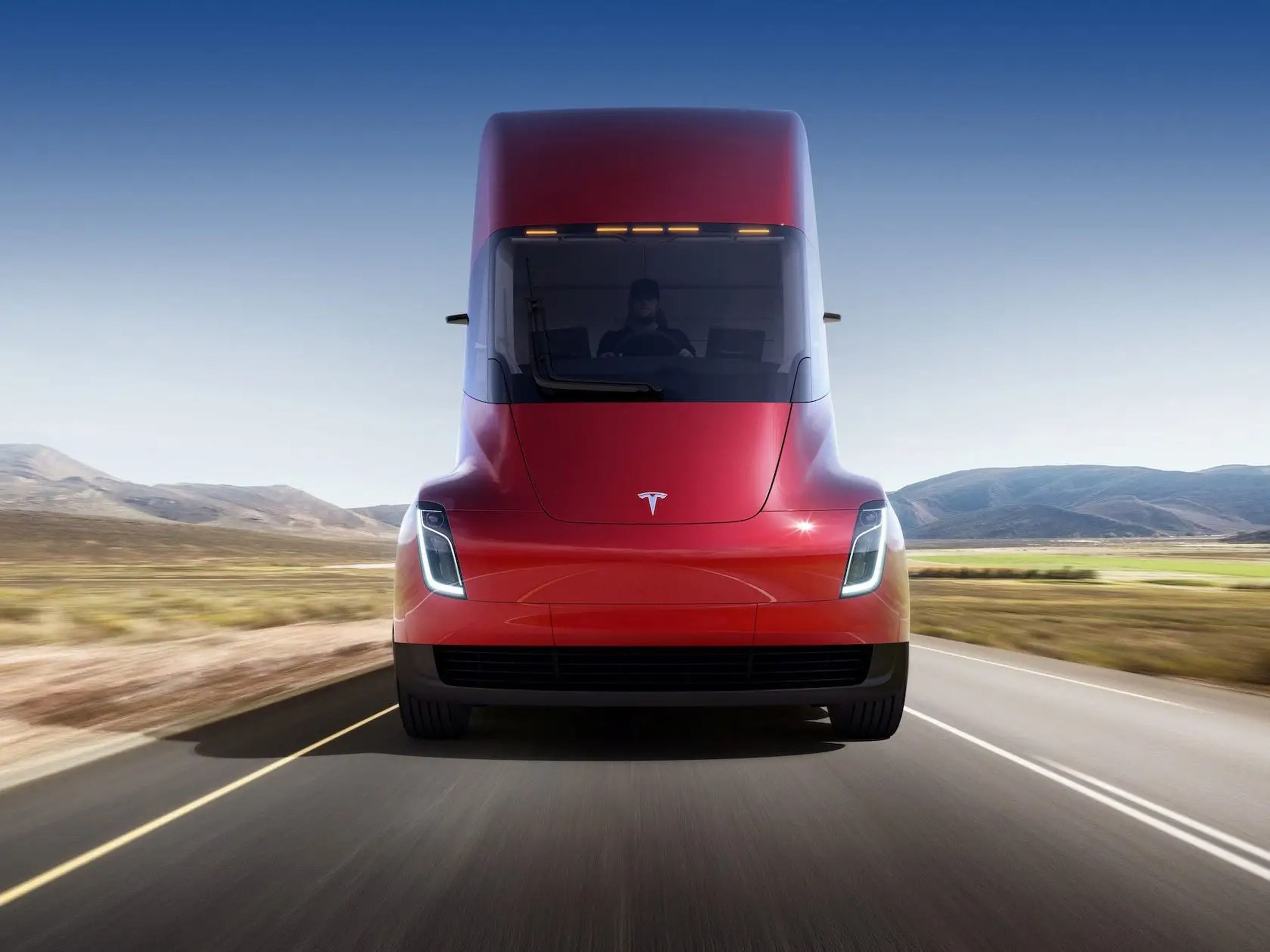 The Semi truck.Tesla