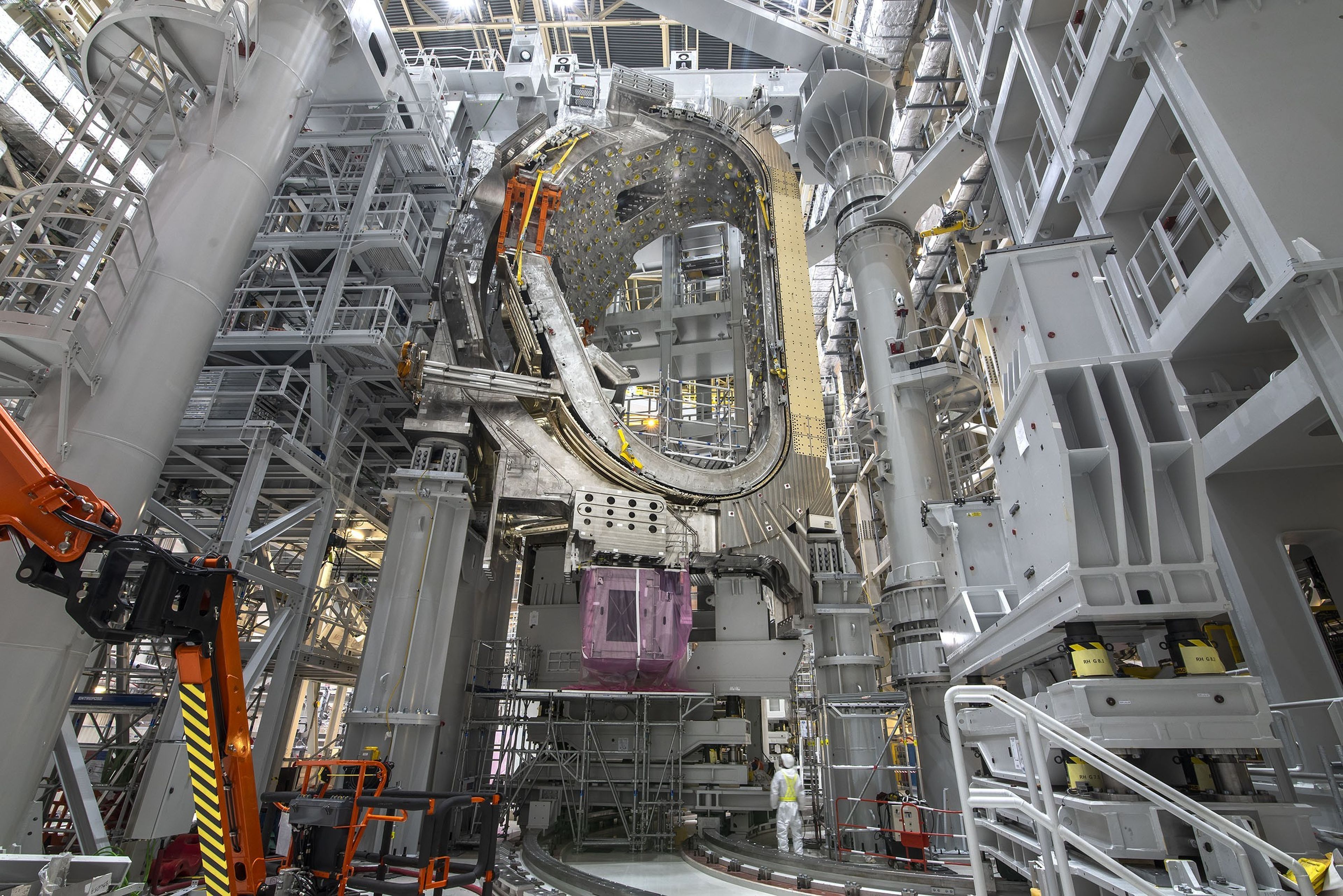 Segmento del reactor Tokomak del ITER.