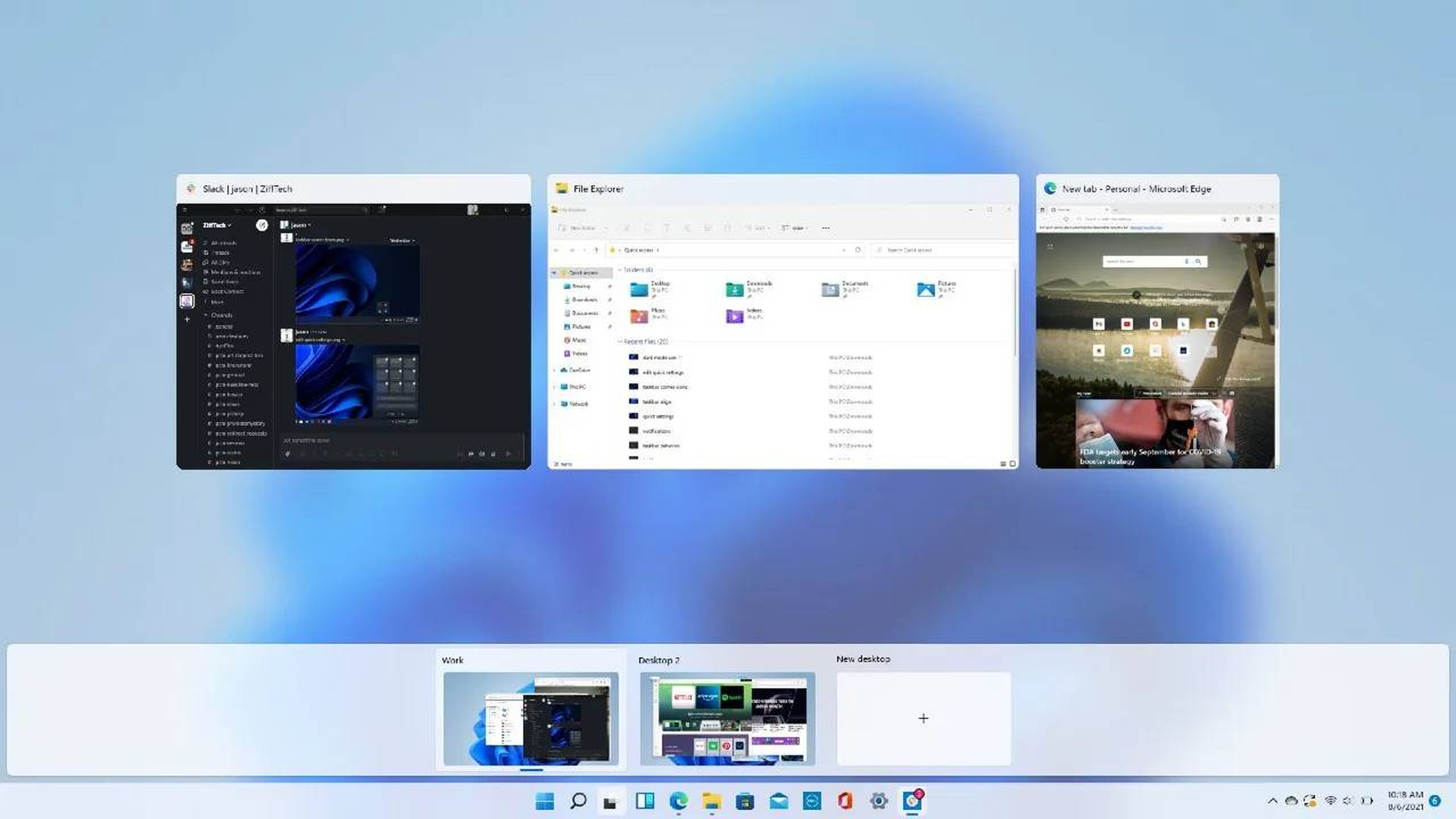 Windows 11 escritorios virtuales