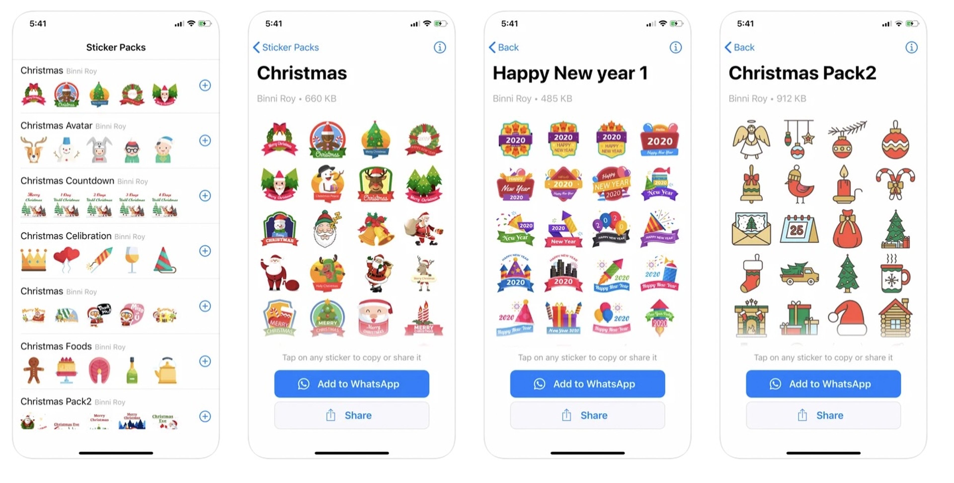 Christmas Stickers For Whatsapp - WAStickerApps 20