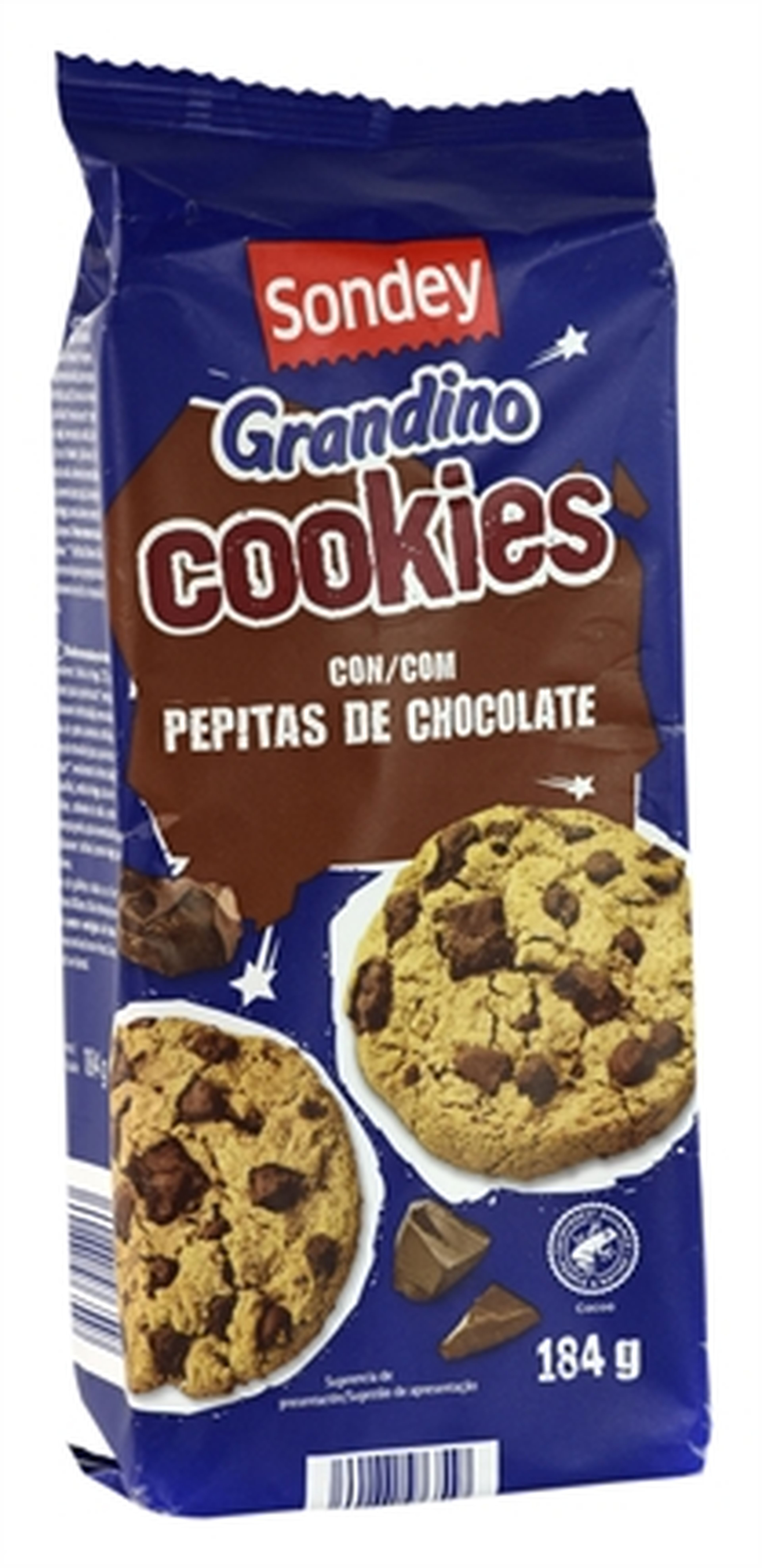Cookies con pepitas de chocolate, Grandino galletas