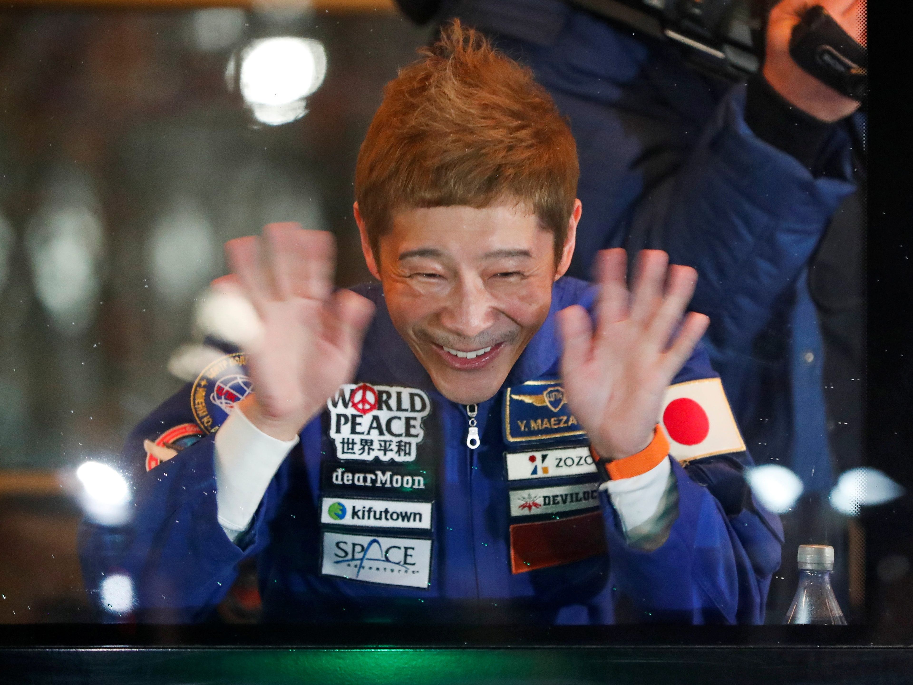 El empresario japonés Yusaku Maezawa, participante en un vuelo al espacio.
