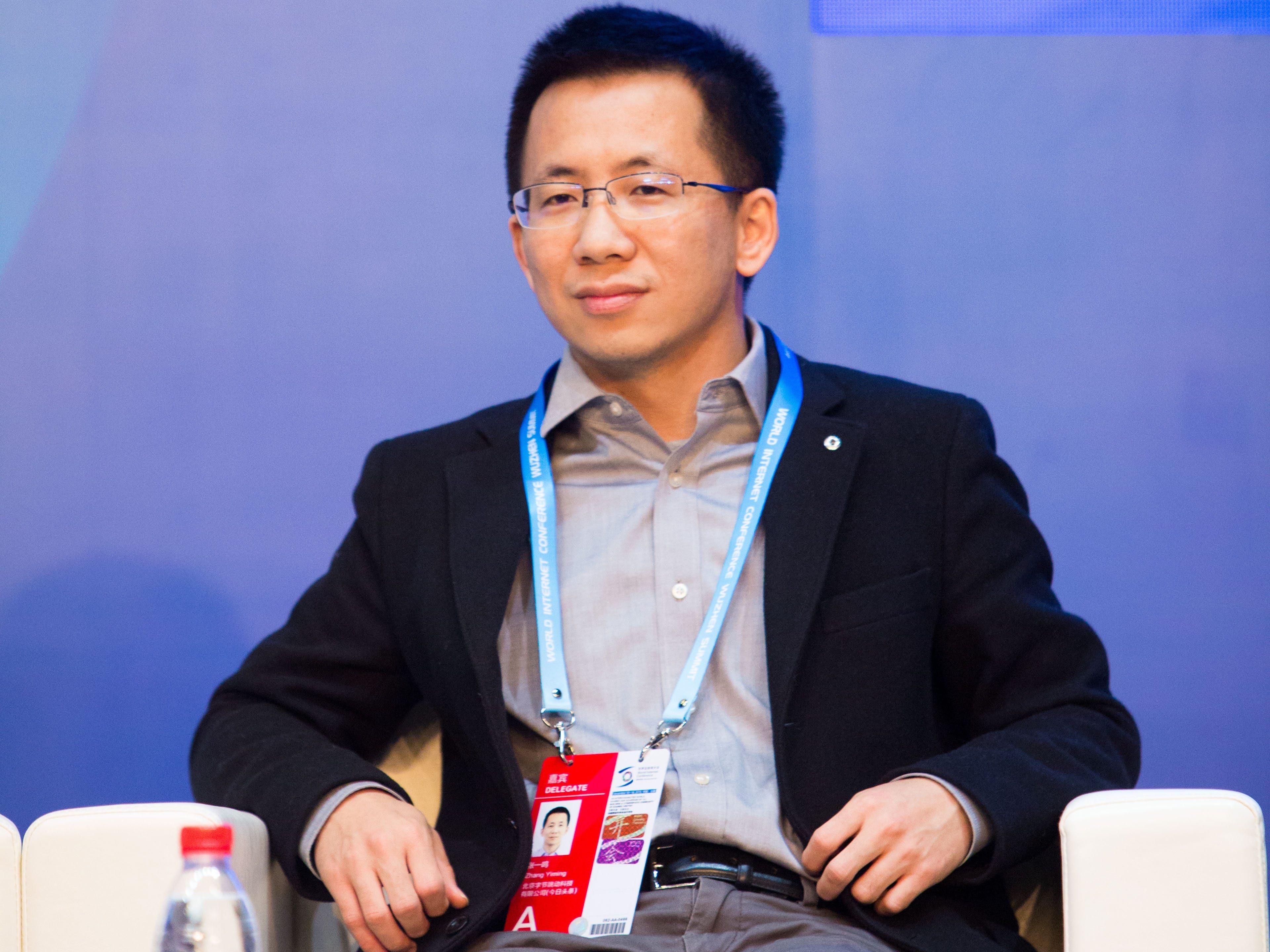 El fundador de ByteDance, Zhang Yiming, dejó de ser presidente de la empresa en noviembre.