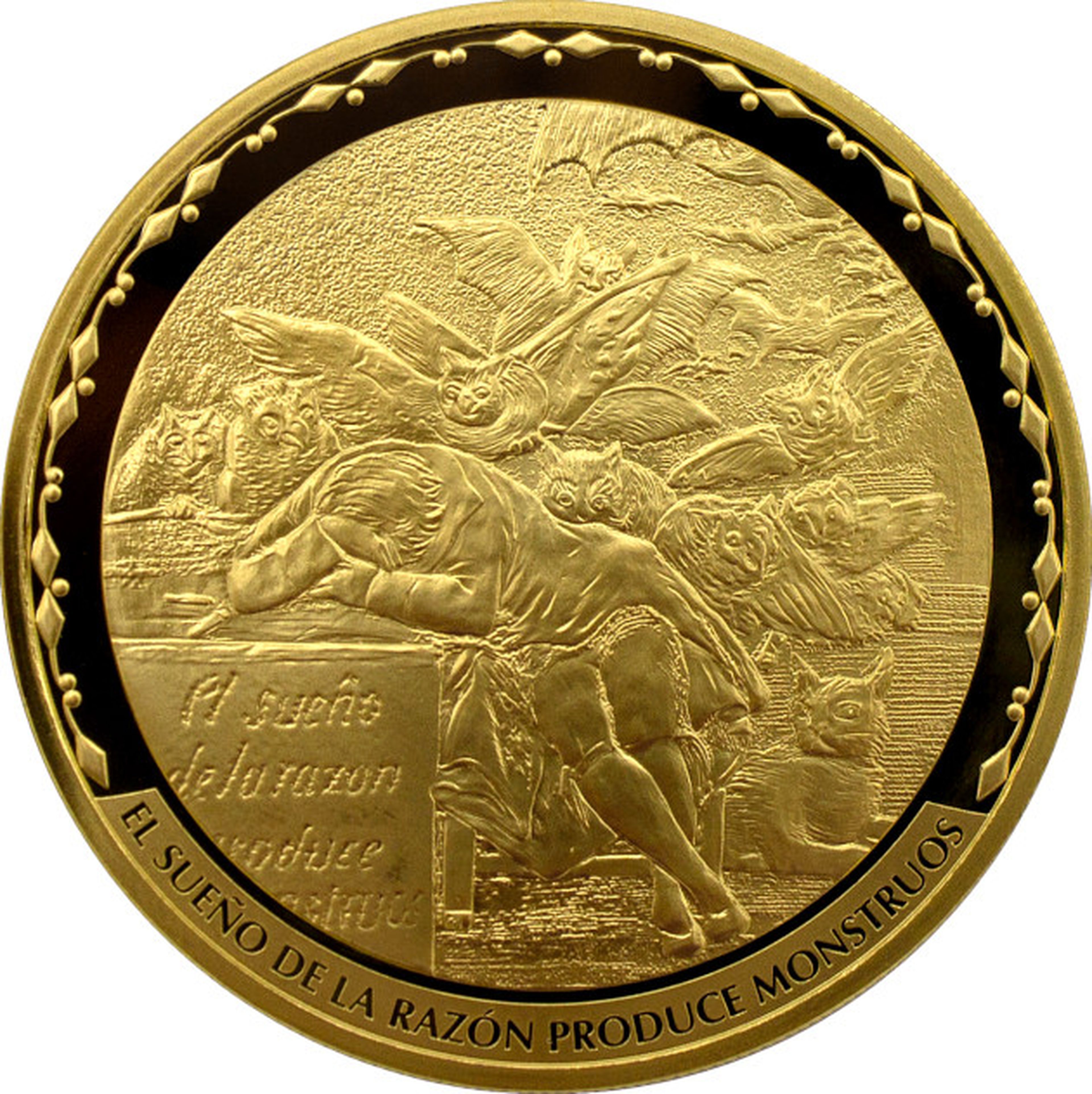 Moneda de oro de Goya de 400 euros