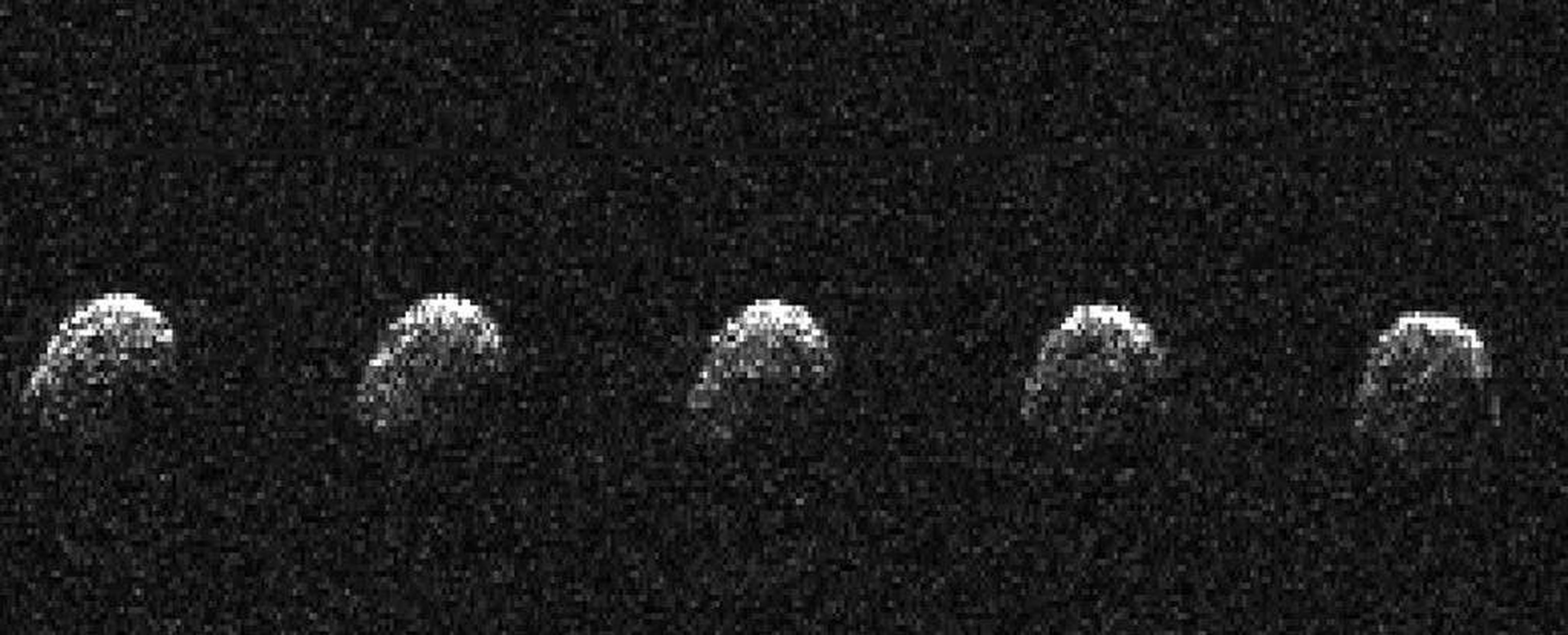 Observaciones del Nereus realizadas mediante el telescopio Arecibo en 2002.