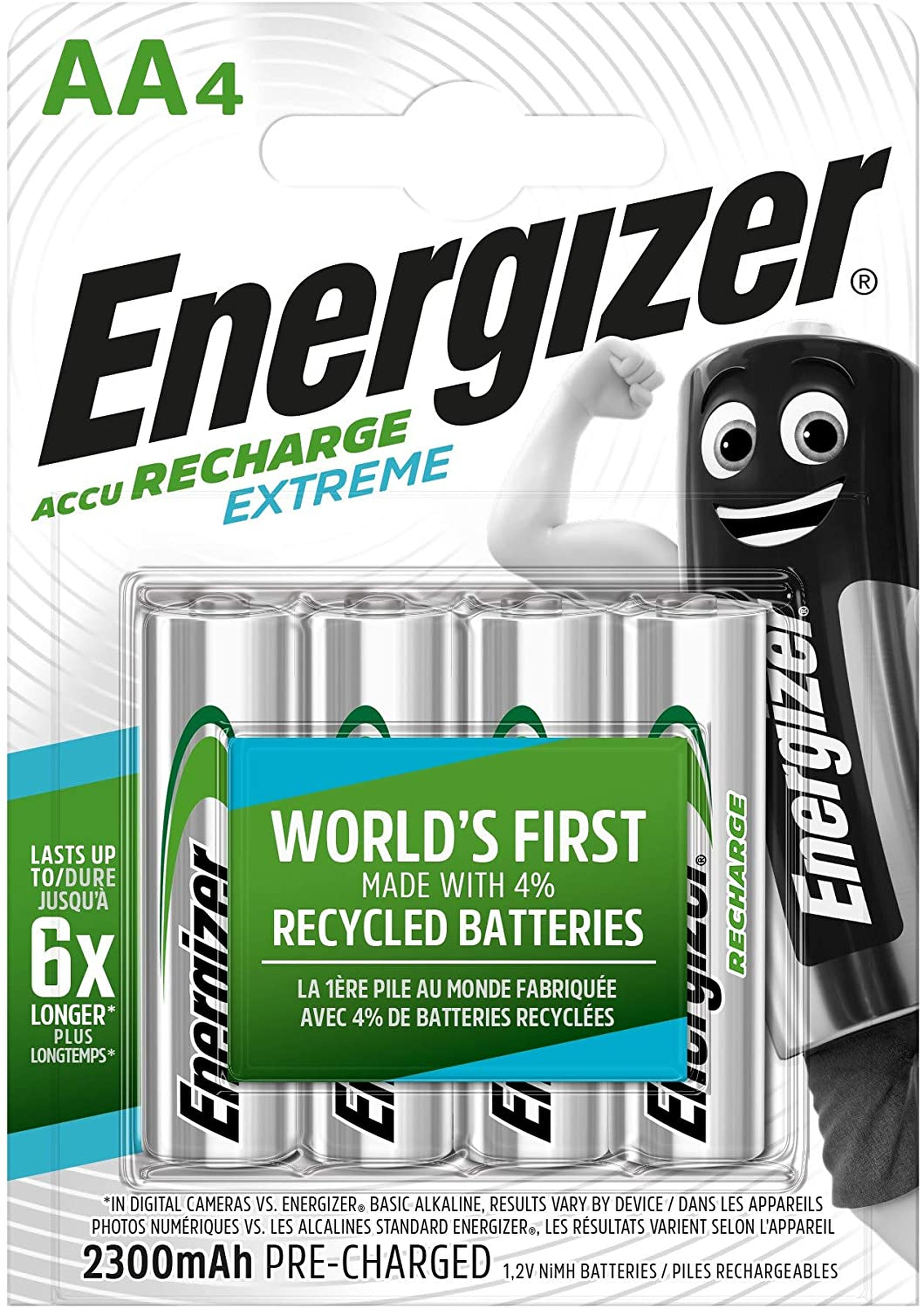 pilas recargables Energizer