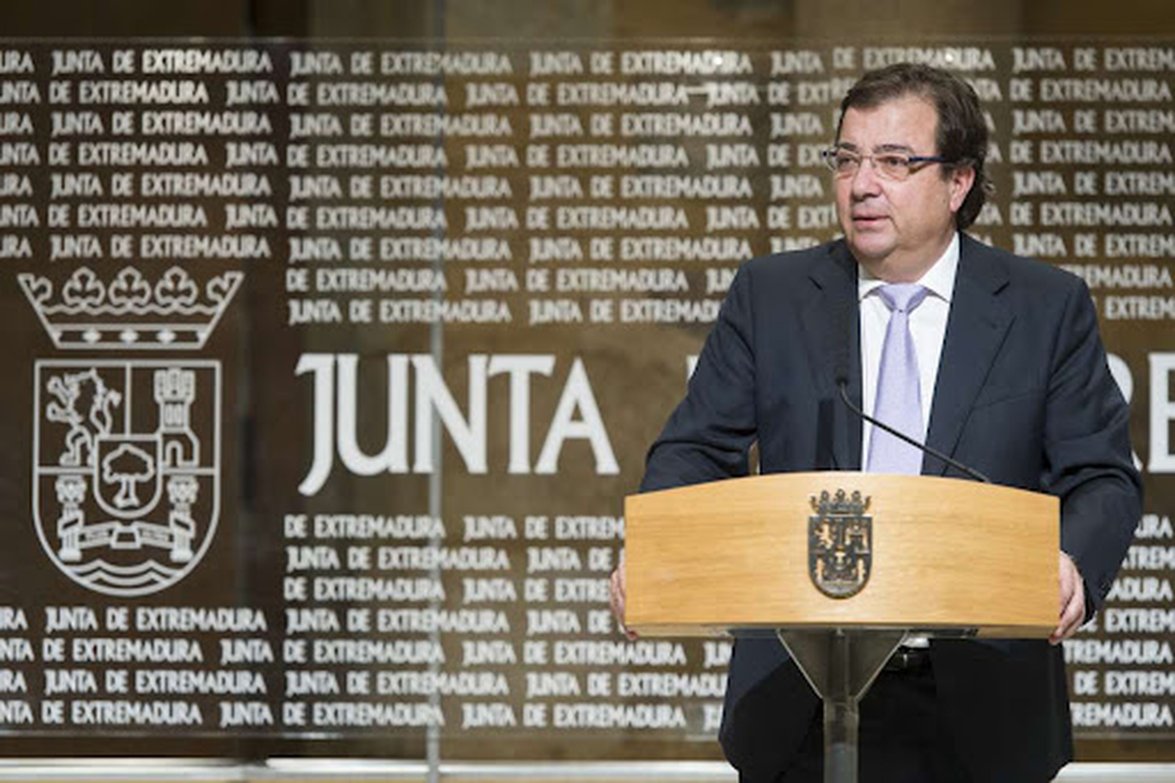 Guillermo Fernández Vara, presidente de Extremadura.