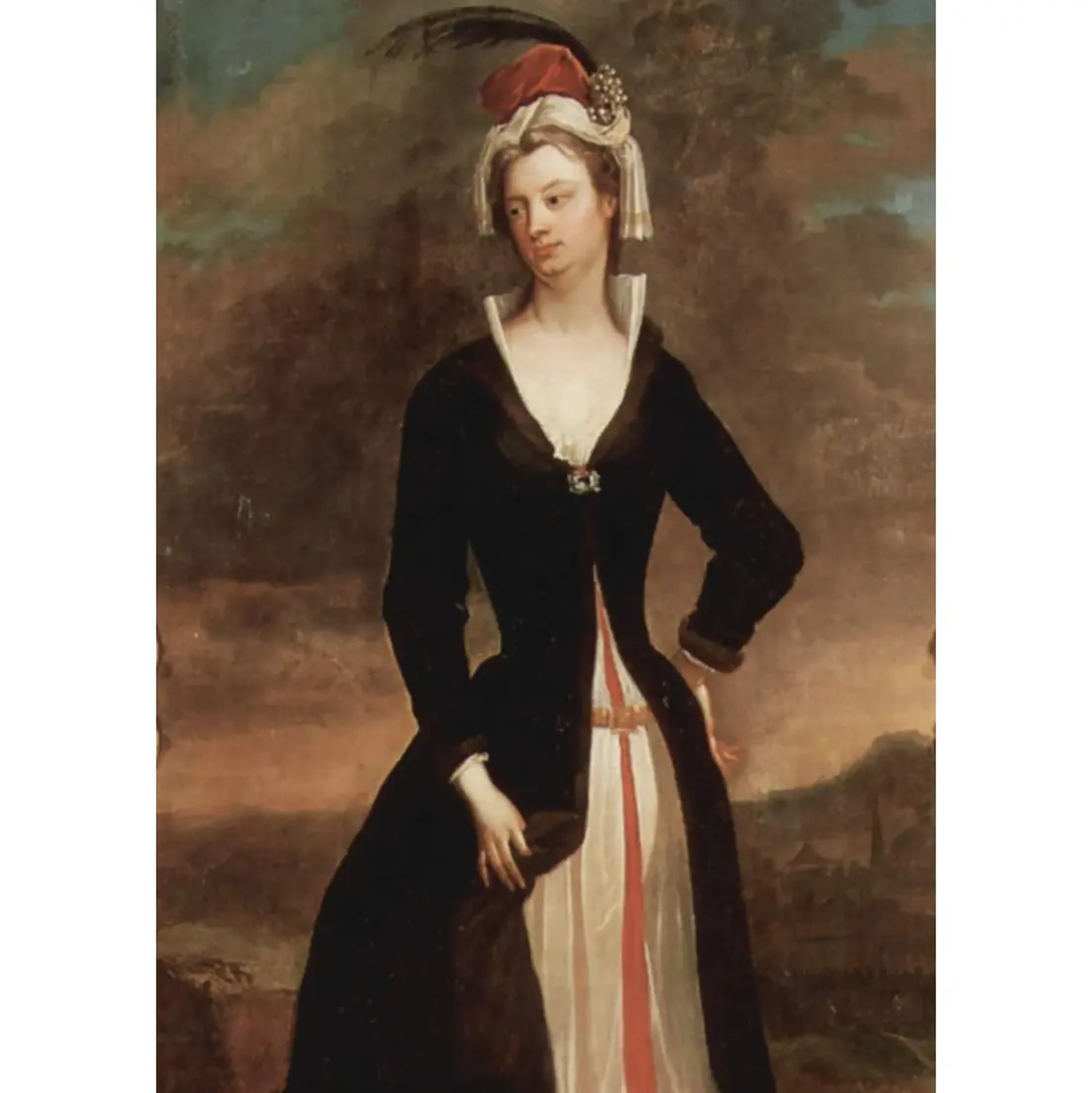 Retrato de Mary Wortley Montagu en 1716.