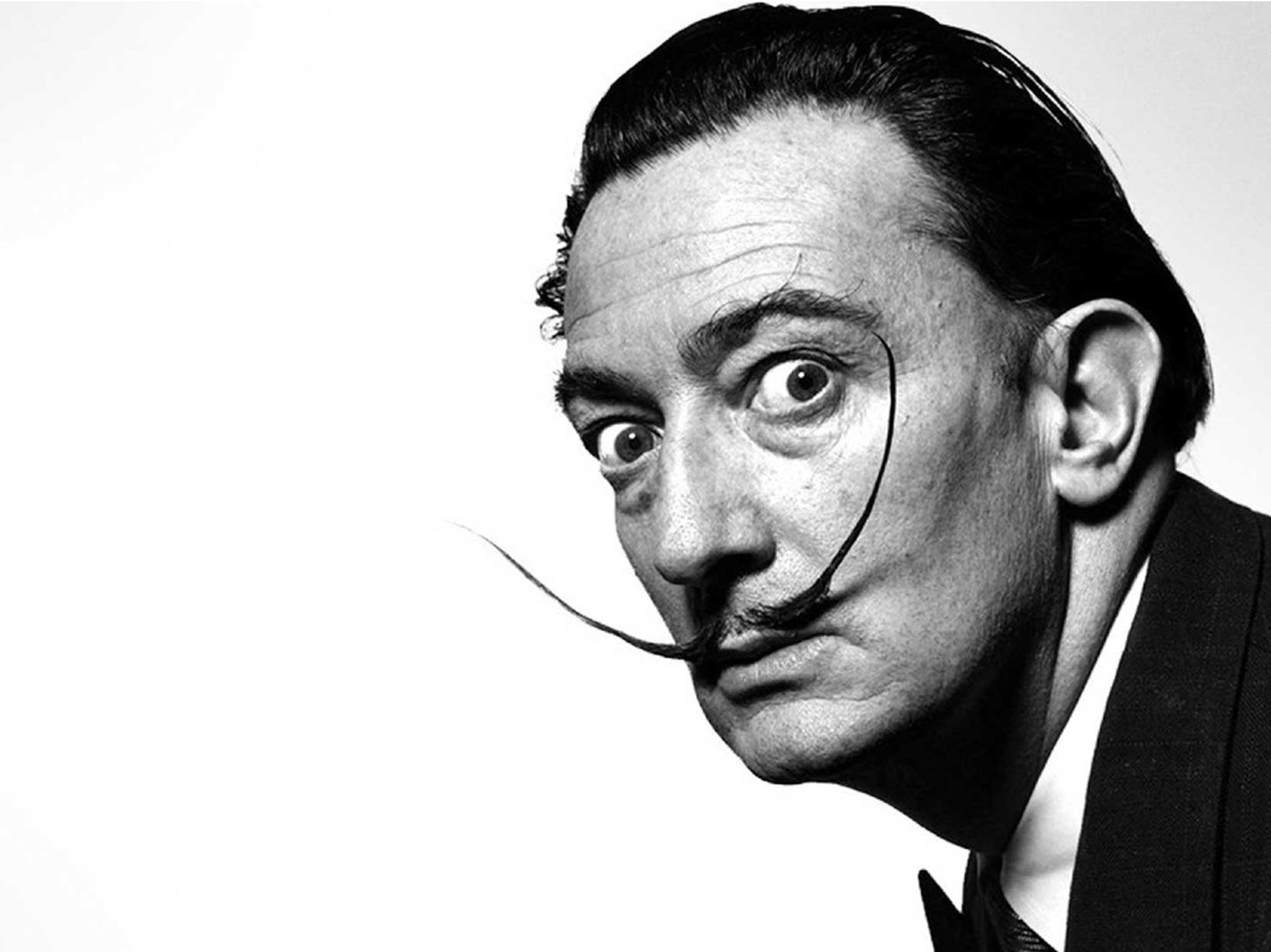 Retrato de Salvador Dalí.