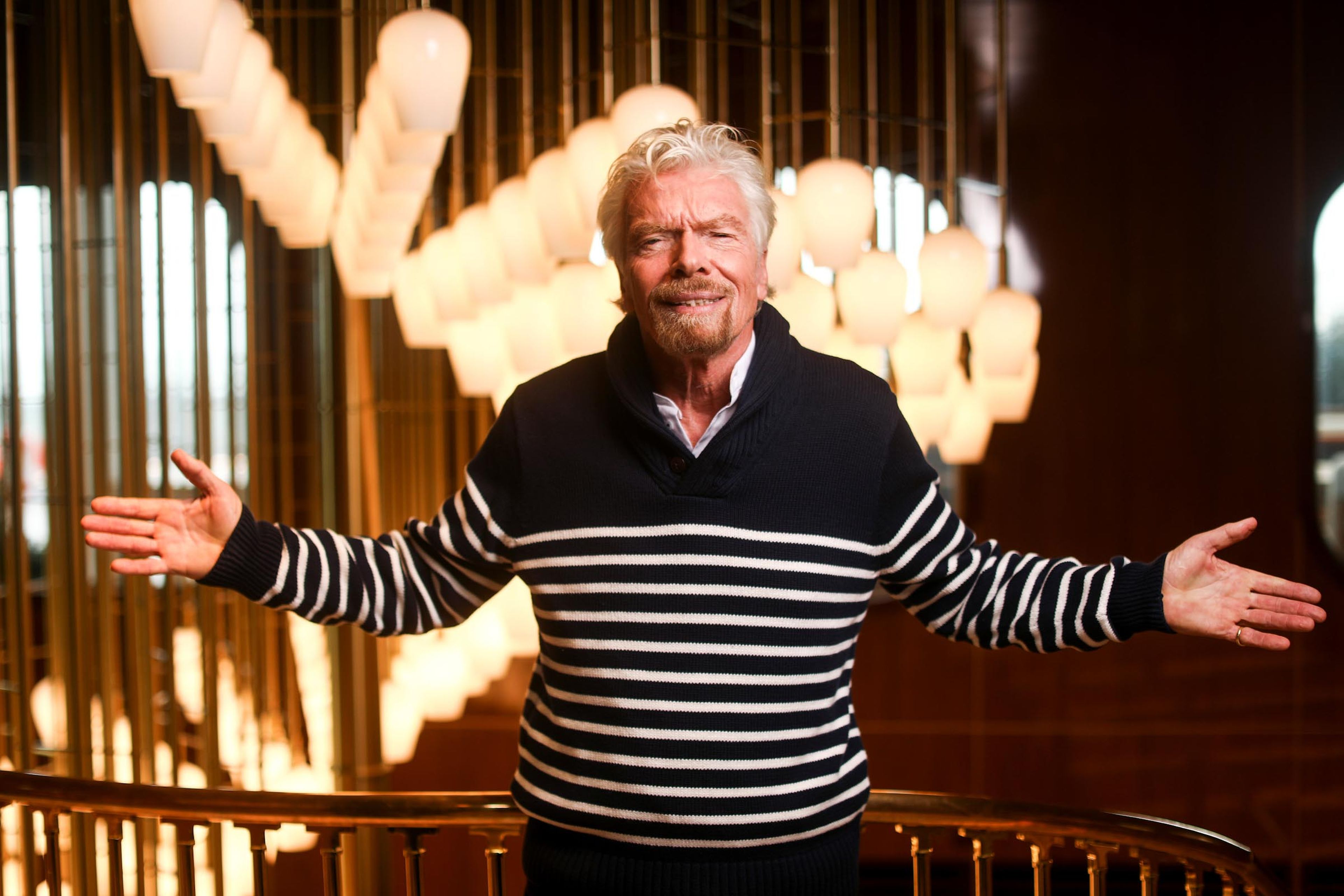 Richard Branson, founder of Virgin Group.