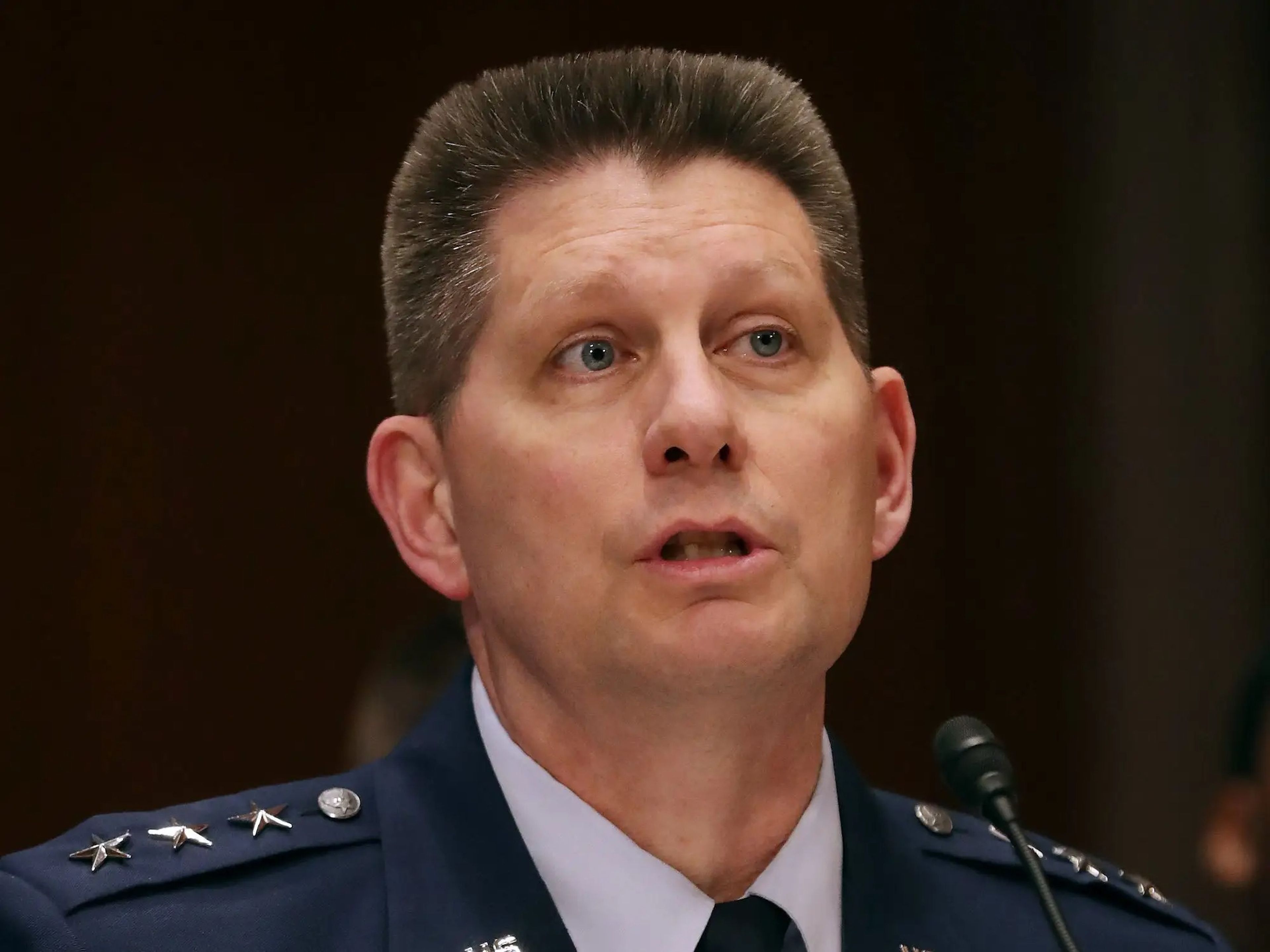 David Thompson, teniente general de la Fuerza Aérea de Estados Unidos.