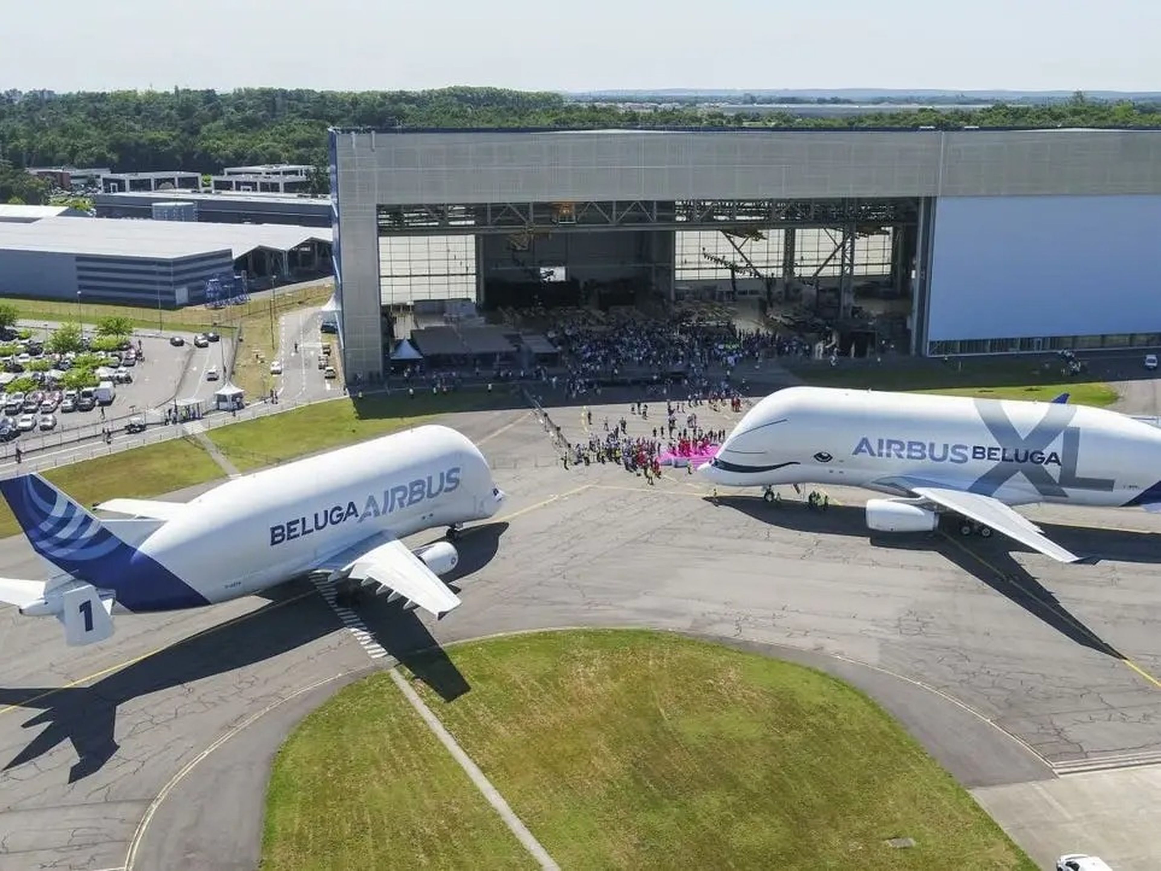 Airbus BelugaST y BelugaXL.