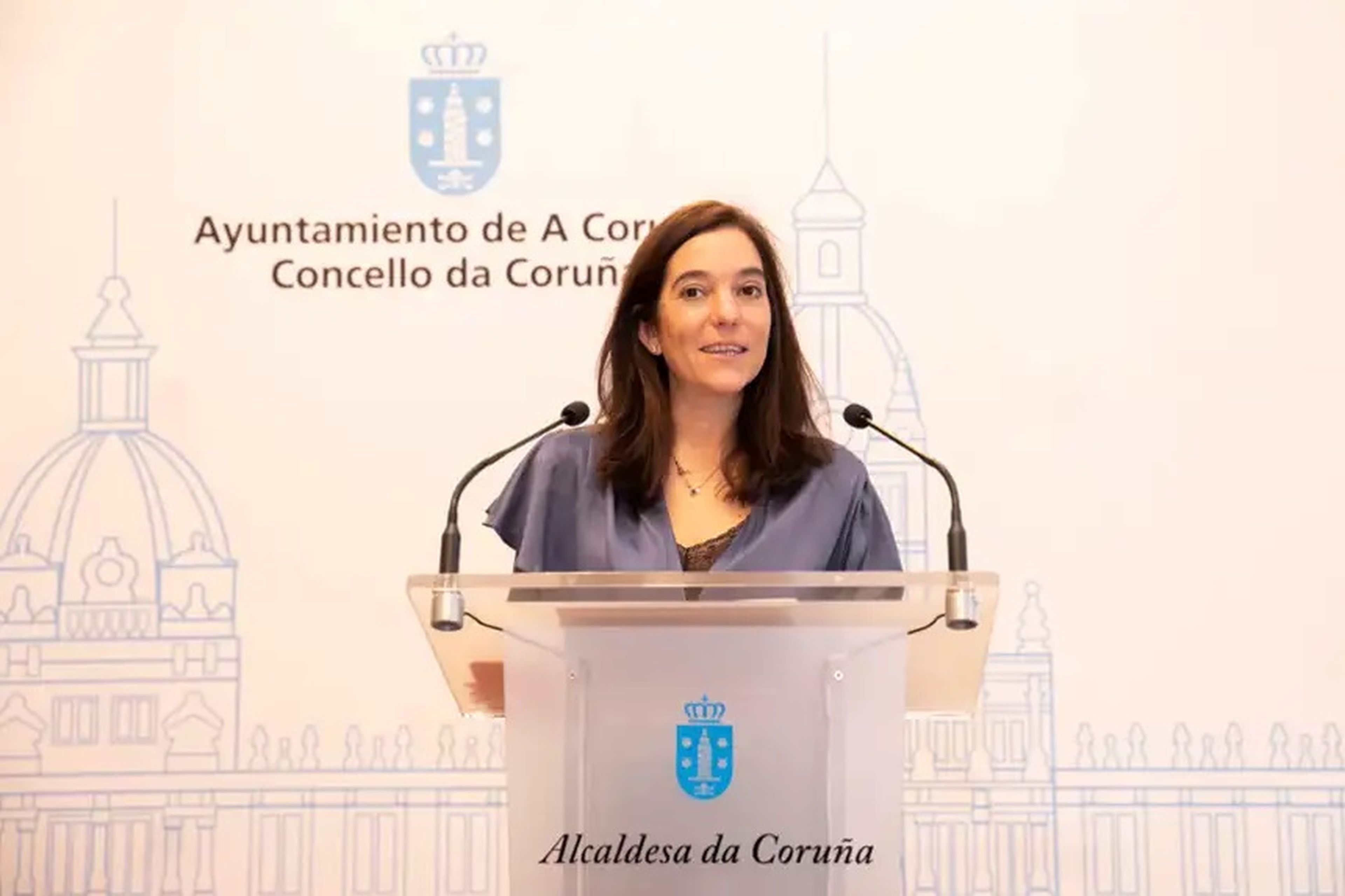 Inés Rey, alcaldesa de A Coruña.