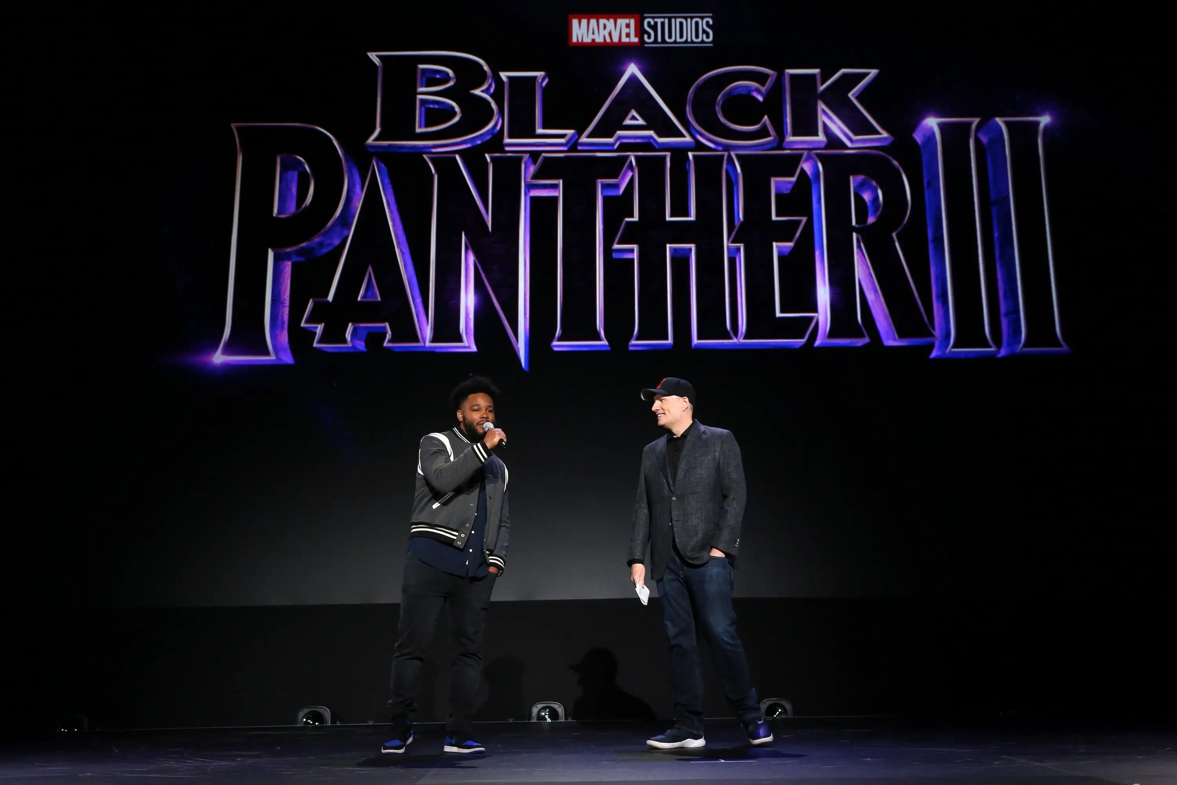 El escritor y director Ryan Coogler confirmó la secuela de 'Black Panther' en D23 en 2019 junto al presidente de Marvel Studios, Kevin Feige.
