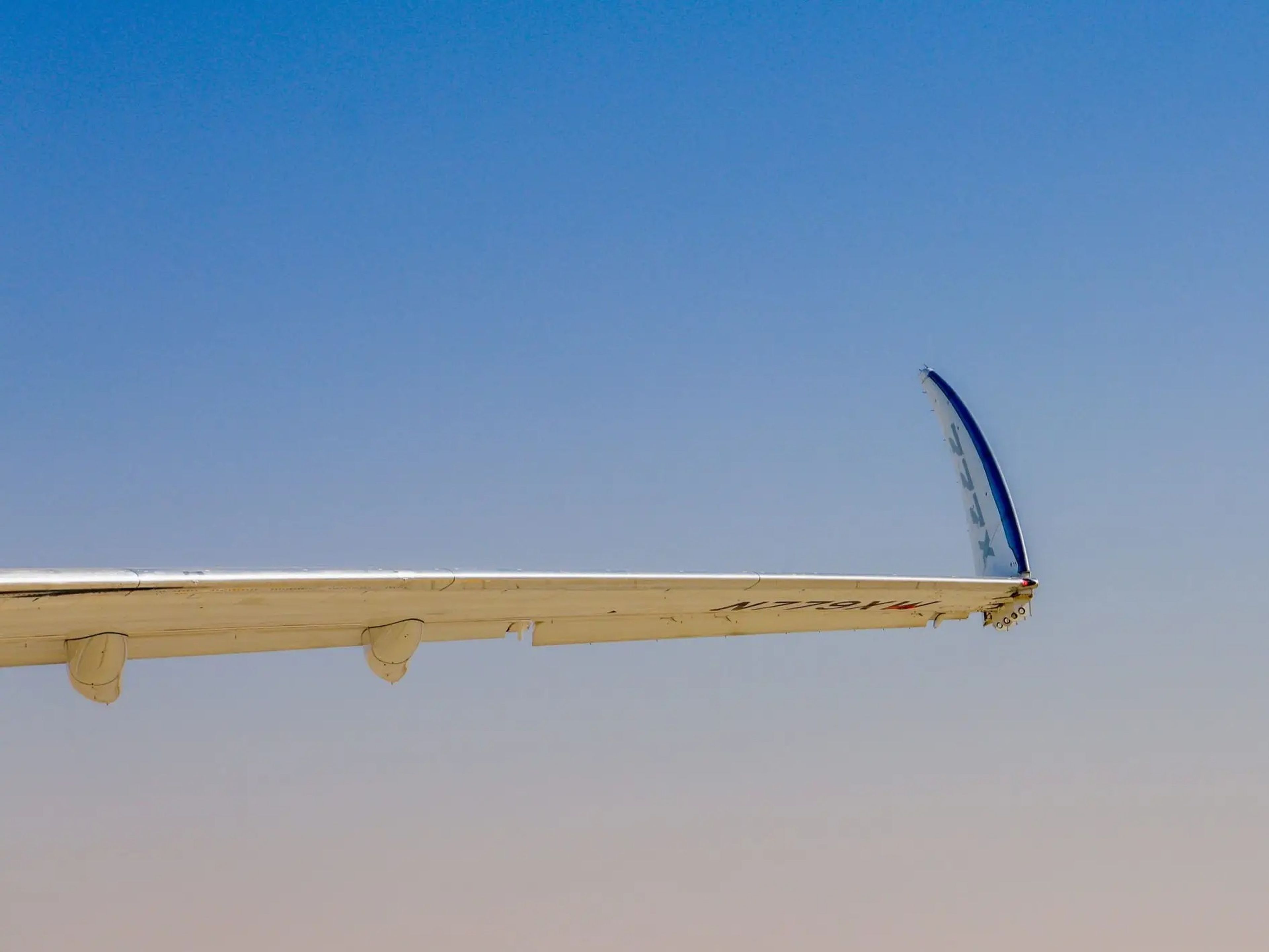El Boeing 777X en el Salón Aeronáutico de Dubai 2021.