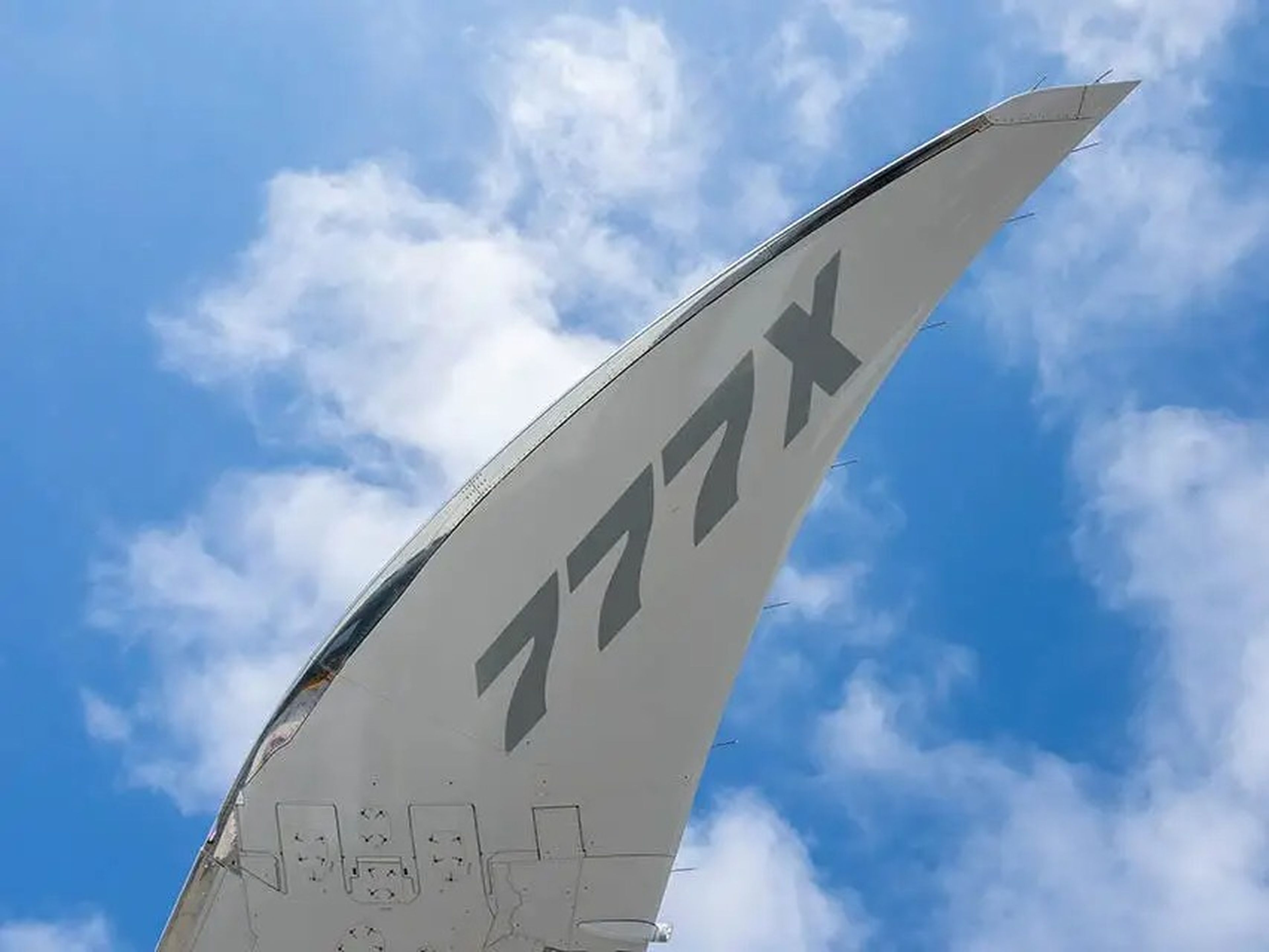 El ala plegable del 777X.Boeing