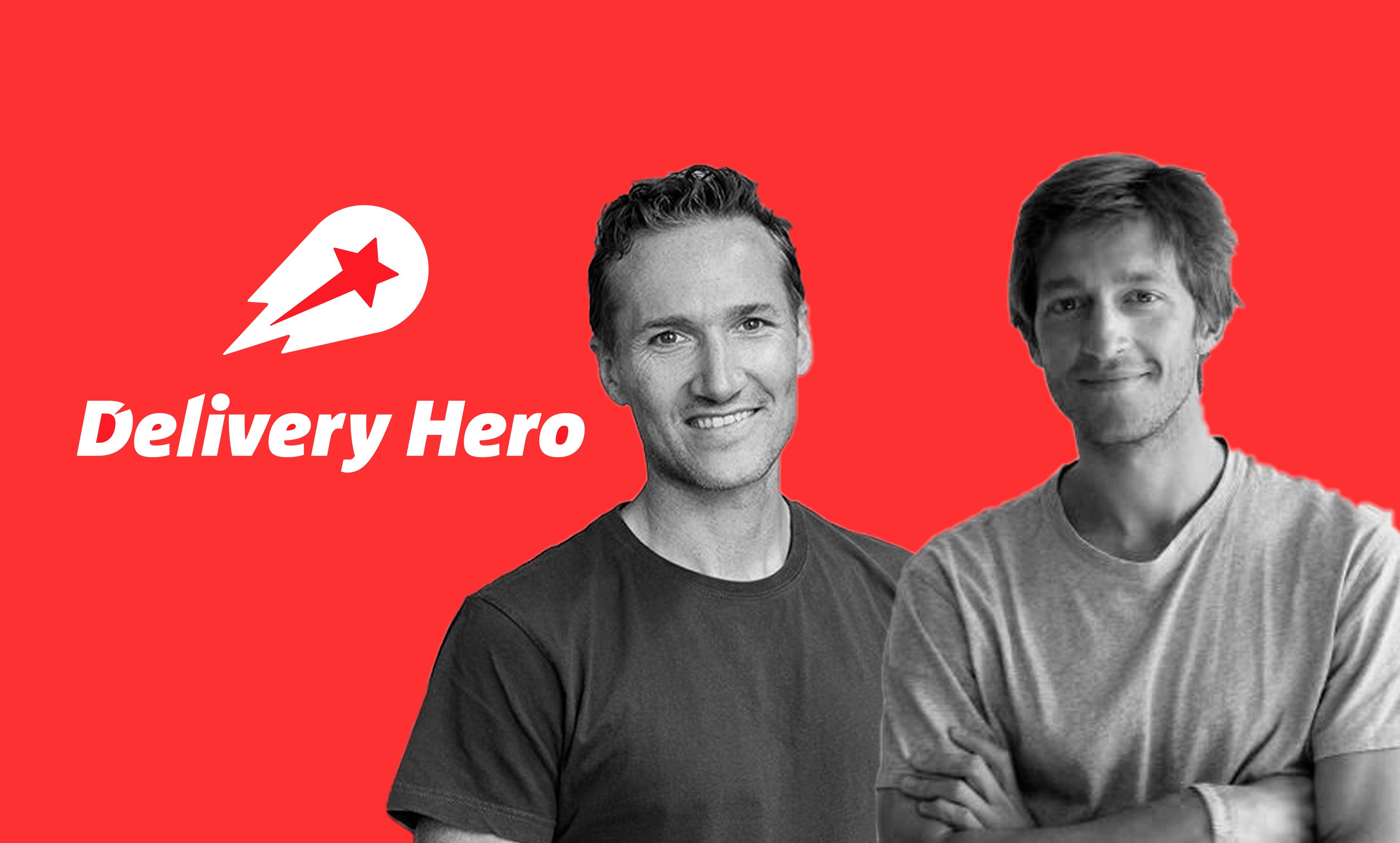 Nicklas Östberg y Óscar Pierre, CEO de Delivery Hero y Glovo, respectivamente.