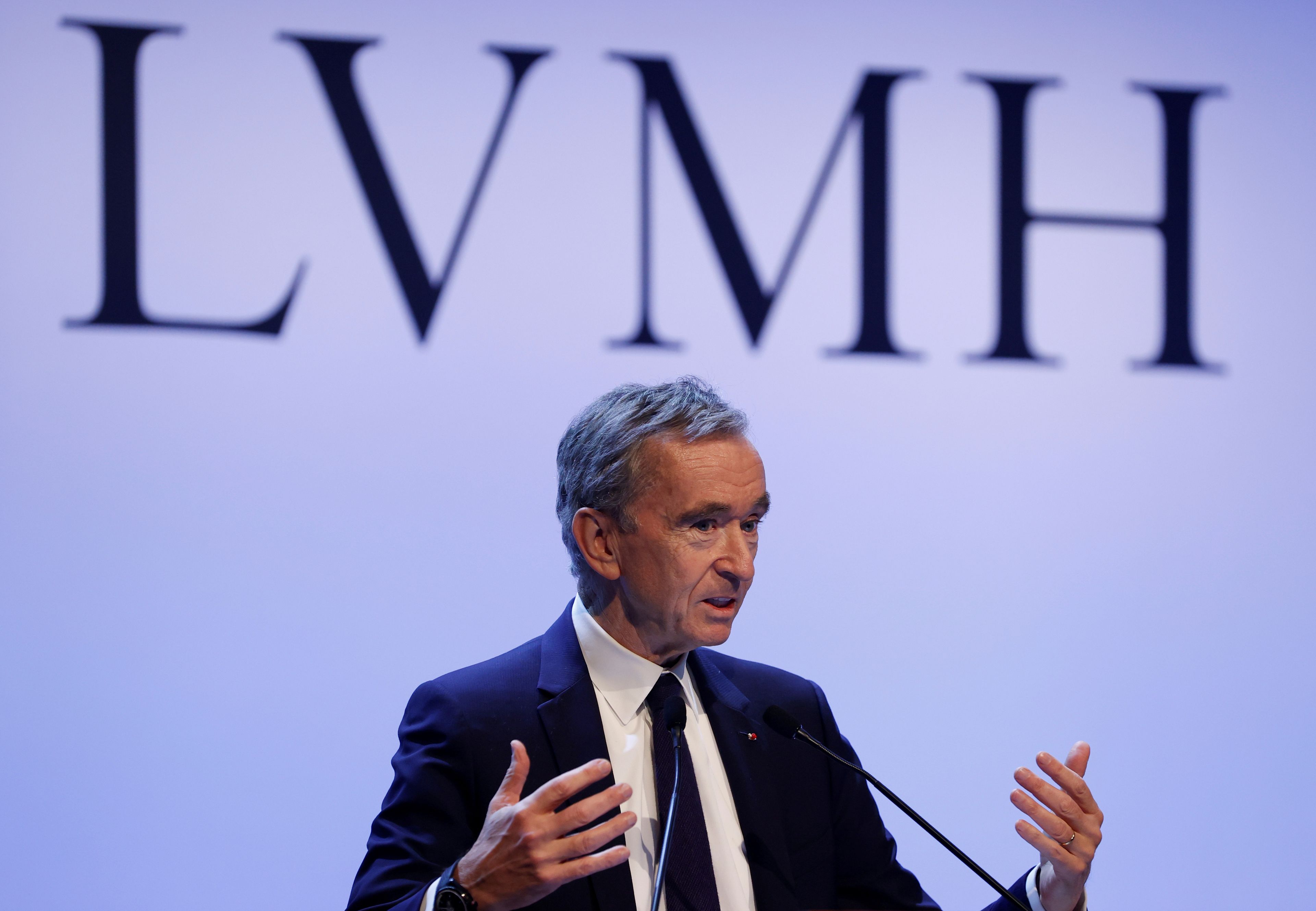 Bernard Arnault, director ejecutivo de LVMH.