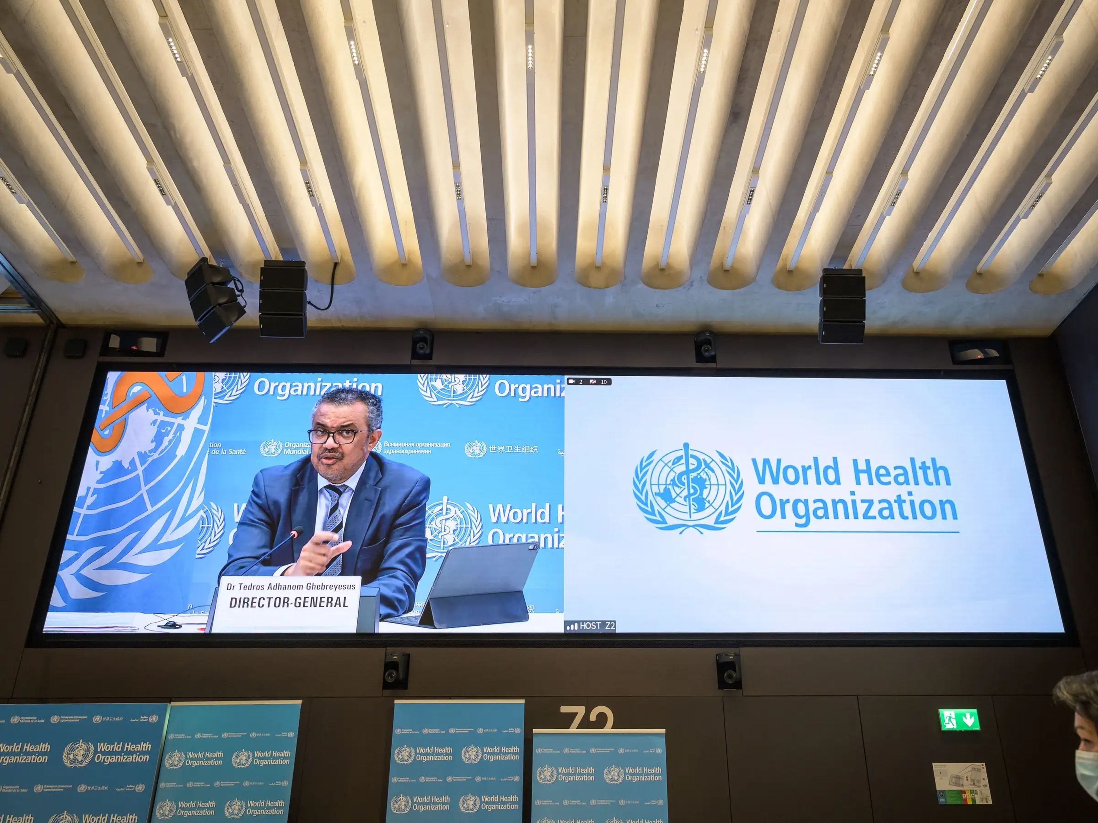 Director general de la Organización Mundial de la Salud (OMS) Tedros Adhanom Ghebreyesus.