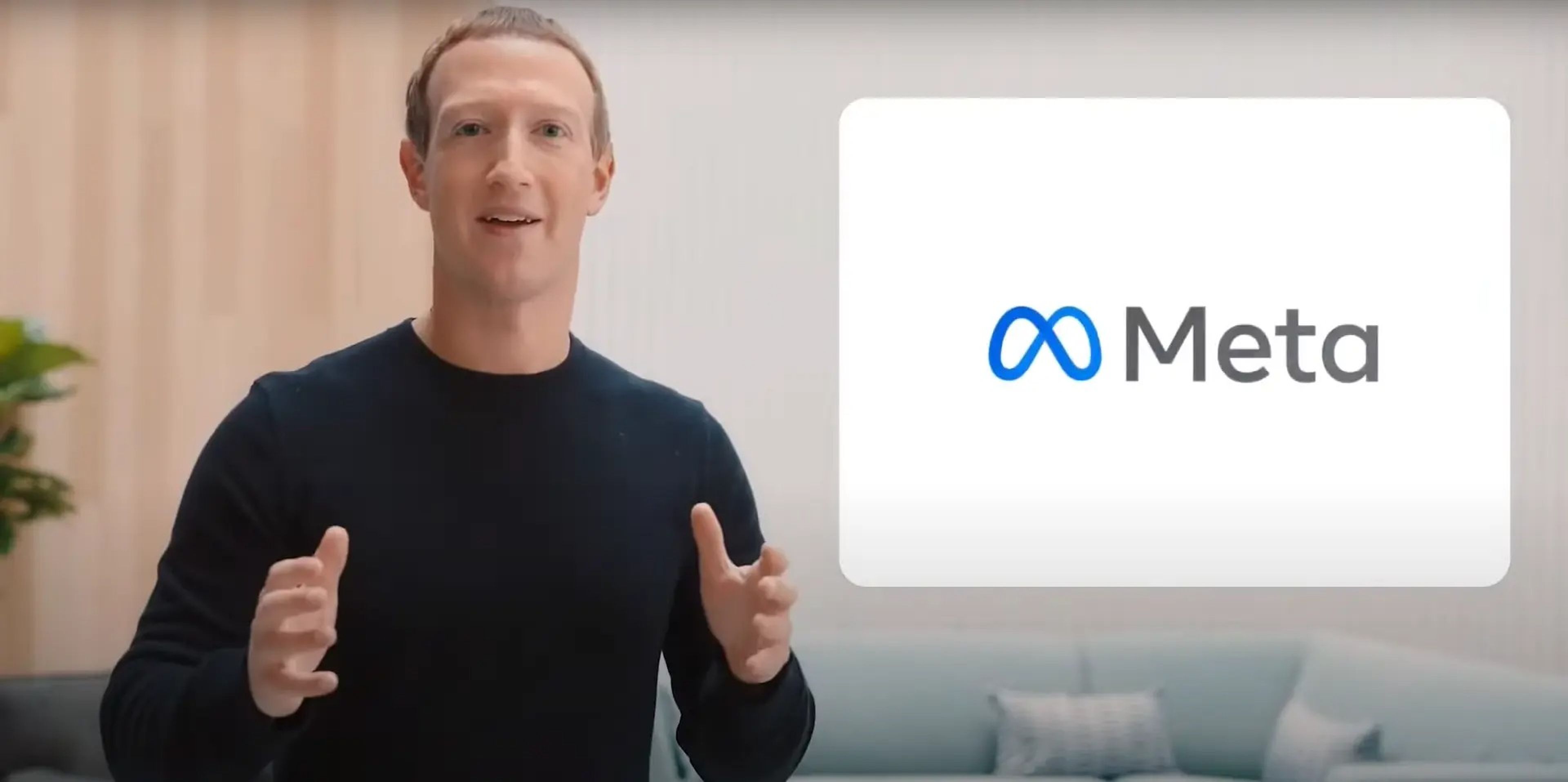 Facebook CEO Mark Zuckerberg announced the company's name change to "Meta" in an October 2021 video.