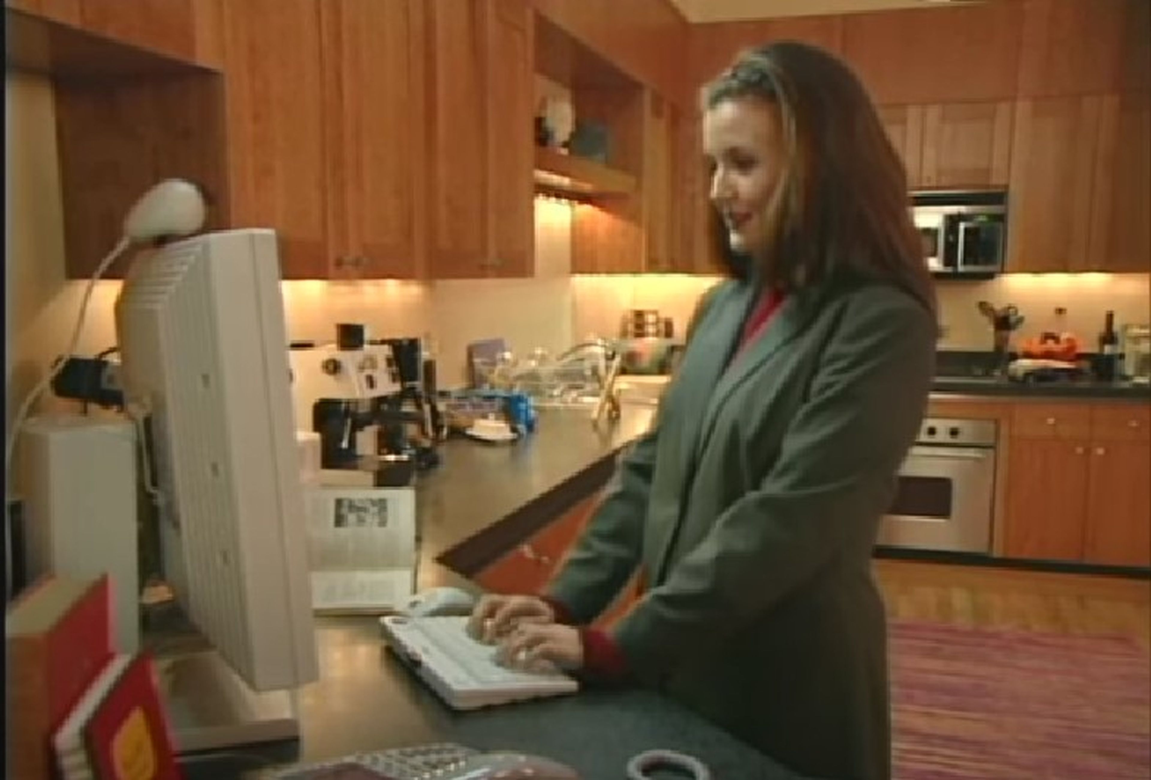 Imagen del vídeo explicativo del futuro hogar inteligente de Microsoft.