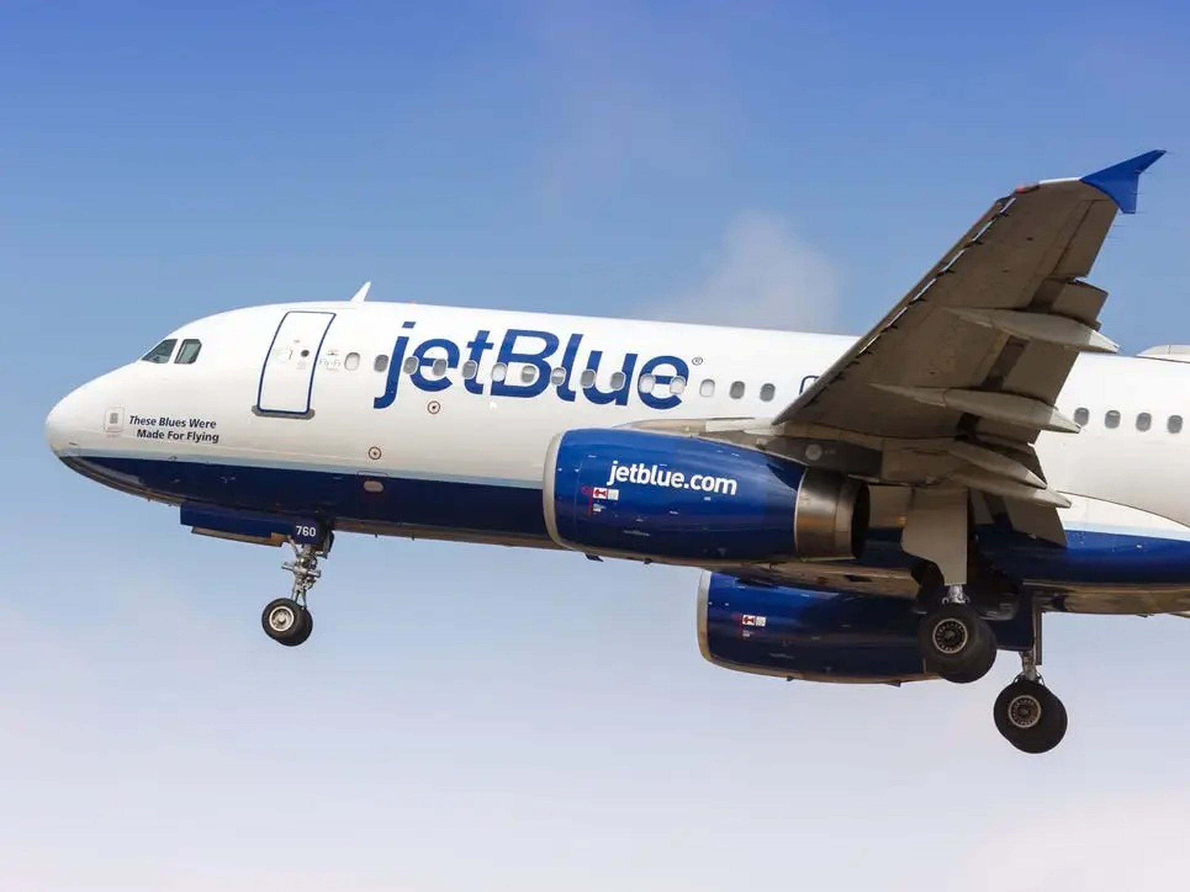 Un A320 de JetBlue.