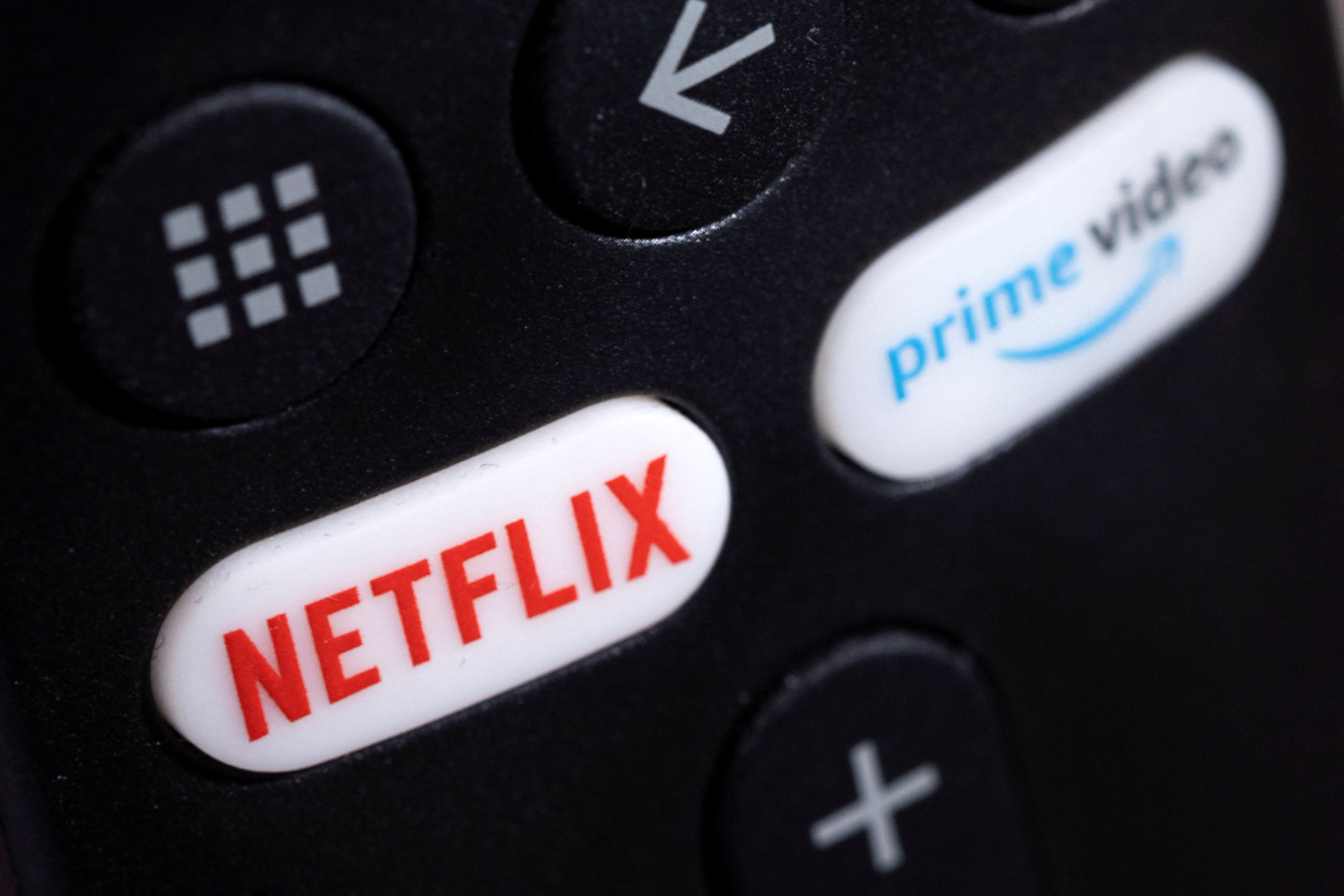 Un mando a distancia con Netflix y Amazon Prime Video
