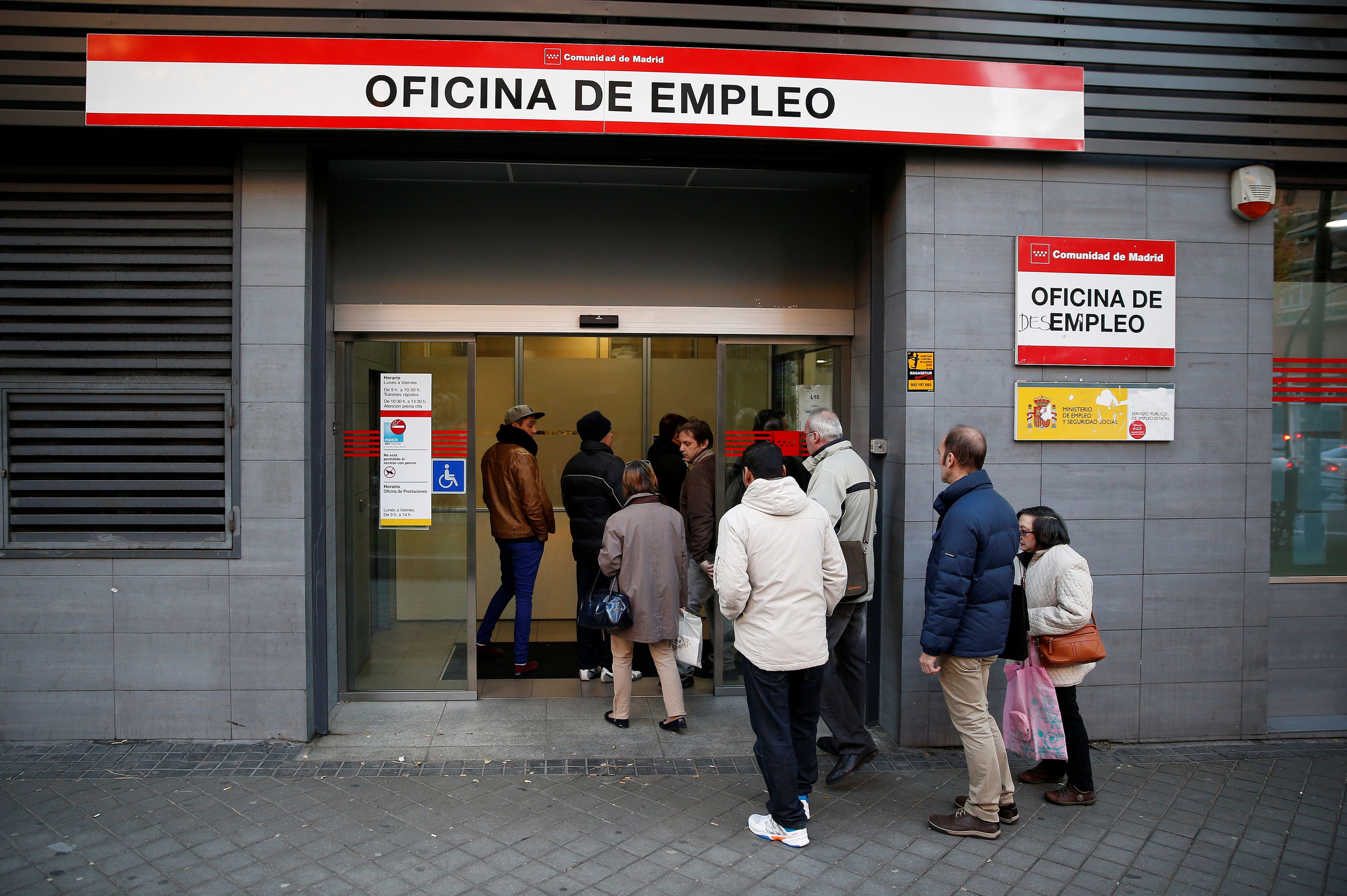 Oficina de Empleo en Madrid, España