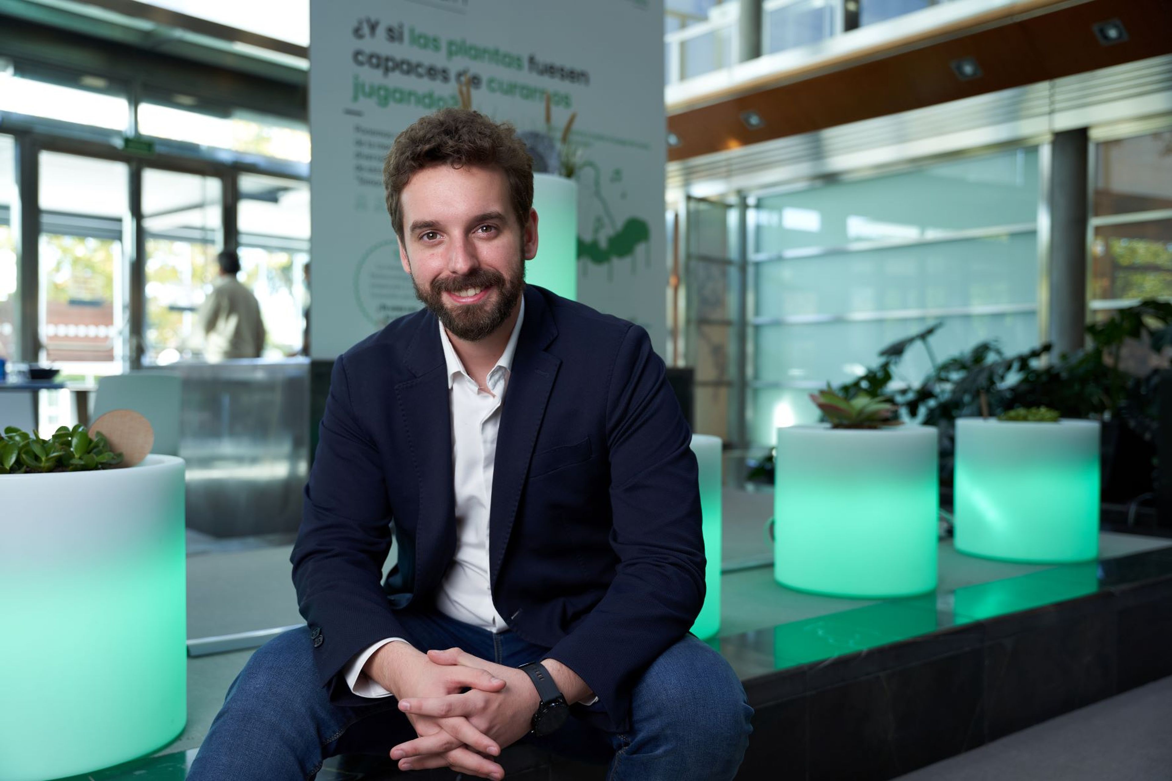 Pablo Vidarte, CEO de Bioo, compañía que busca producir electricidad a través de la fotosíntesis de las plantas.