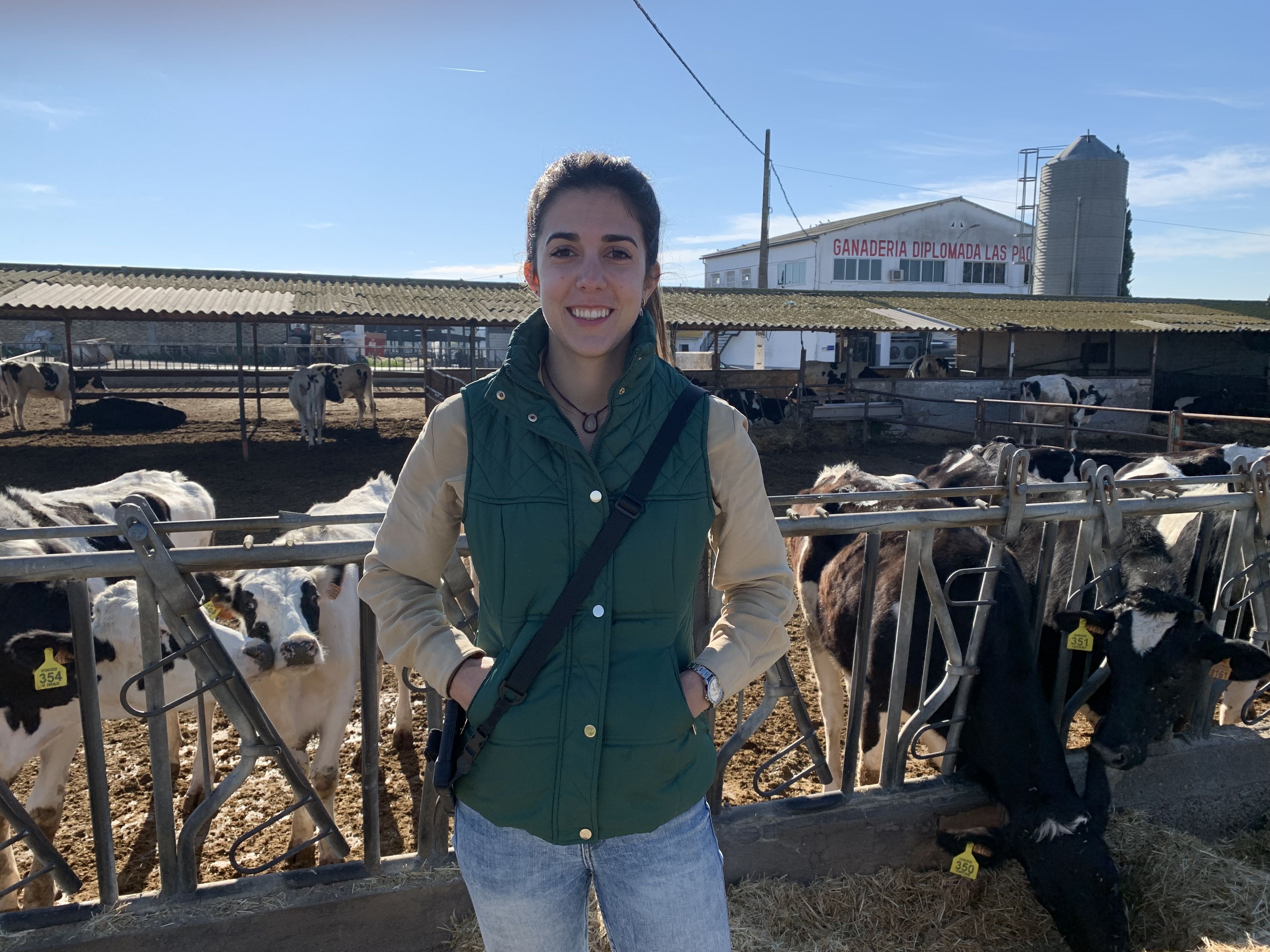 Pilar Arteaga, la joven gerente de una vaquería situada en Jerez de la Frontera (Cádiz).