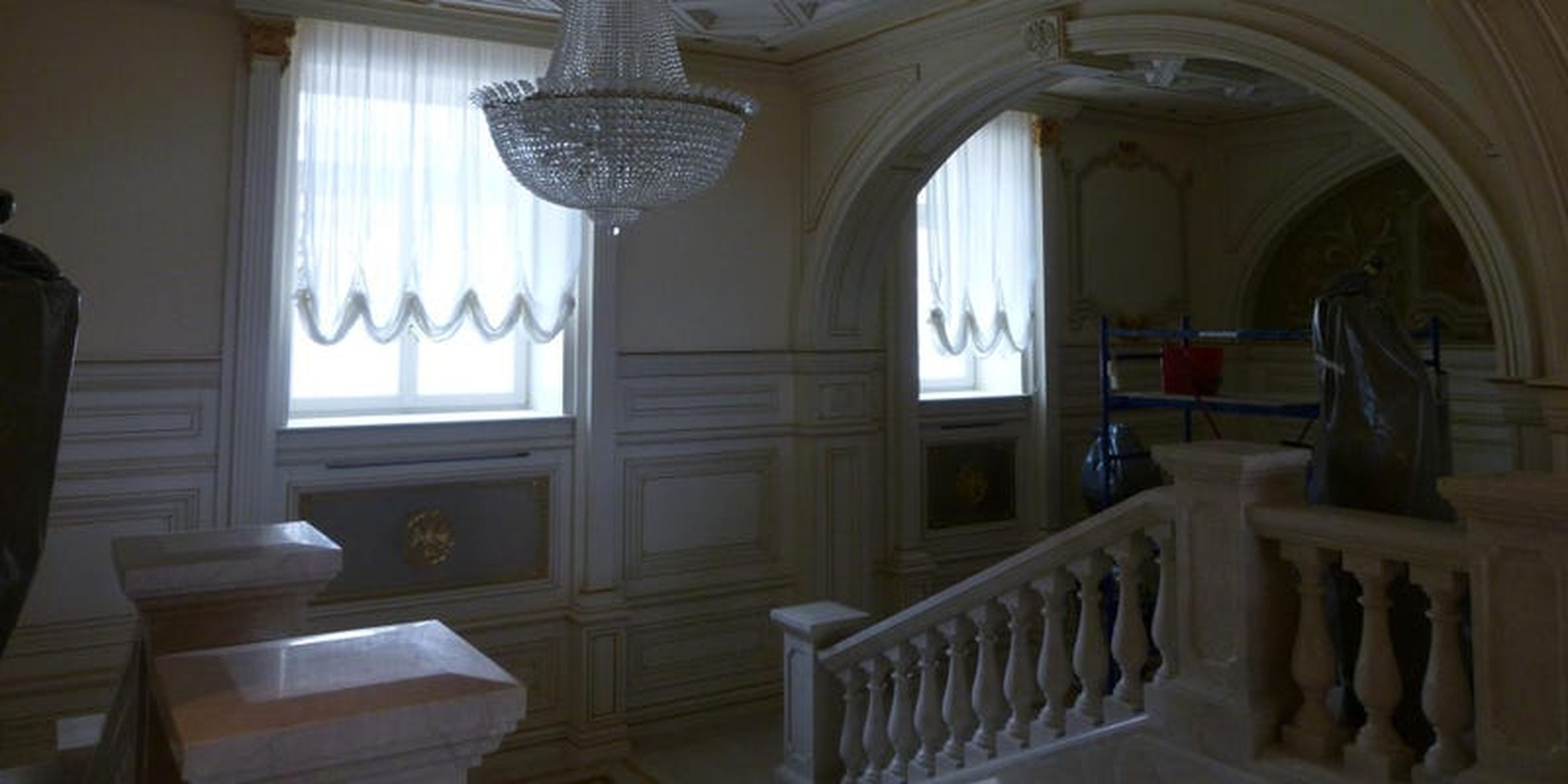 Pasillos interiores del palacio.