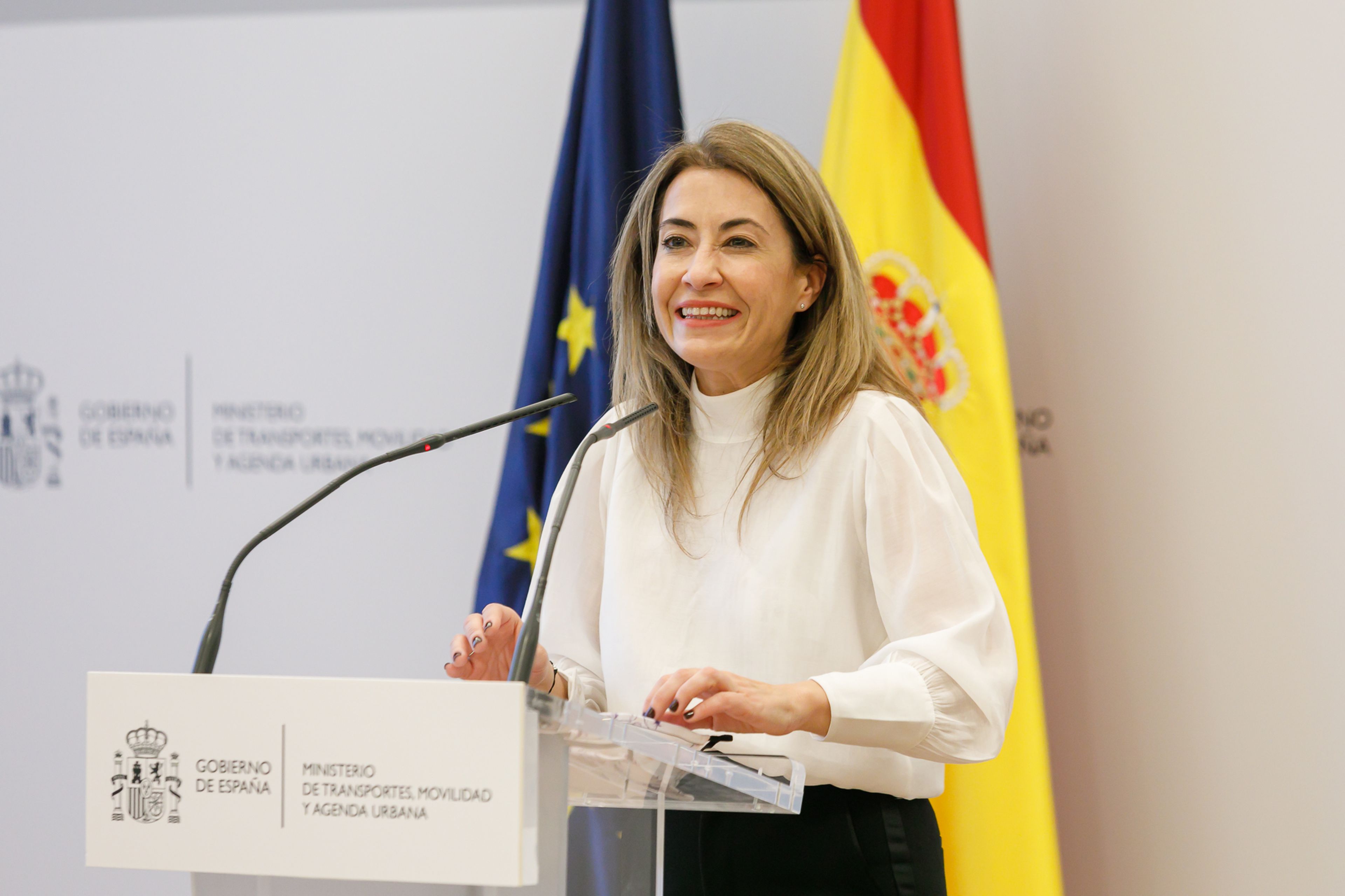 Raquel Sánchez Jiménez, ministra de Transportes, Movilidad y Agenda Urbana