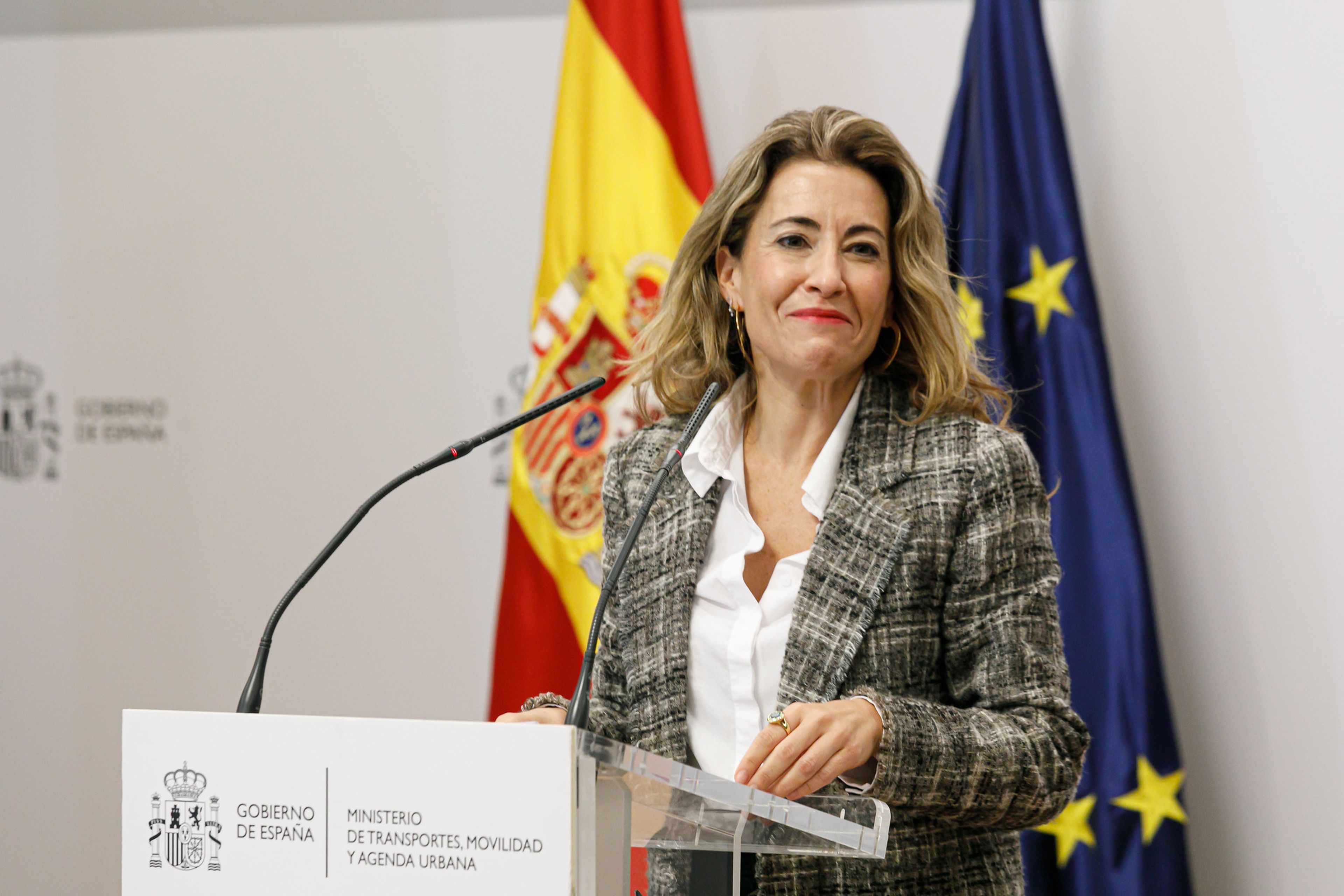 Raquel Sánchez Jiménez, ministra de Transportes, Movilidad y Agenda Urbana