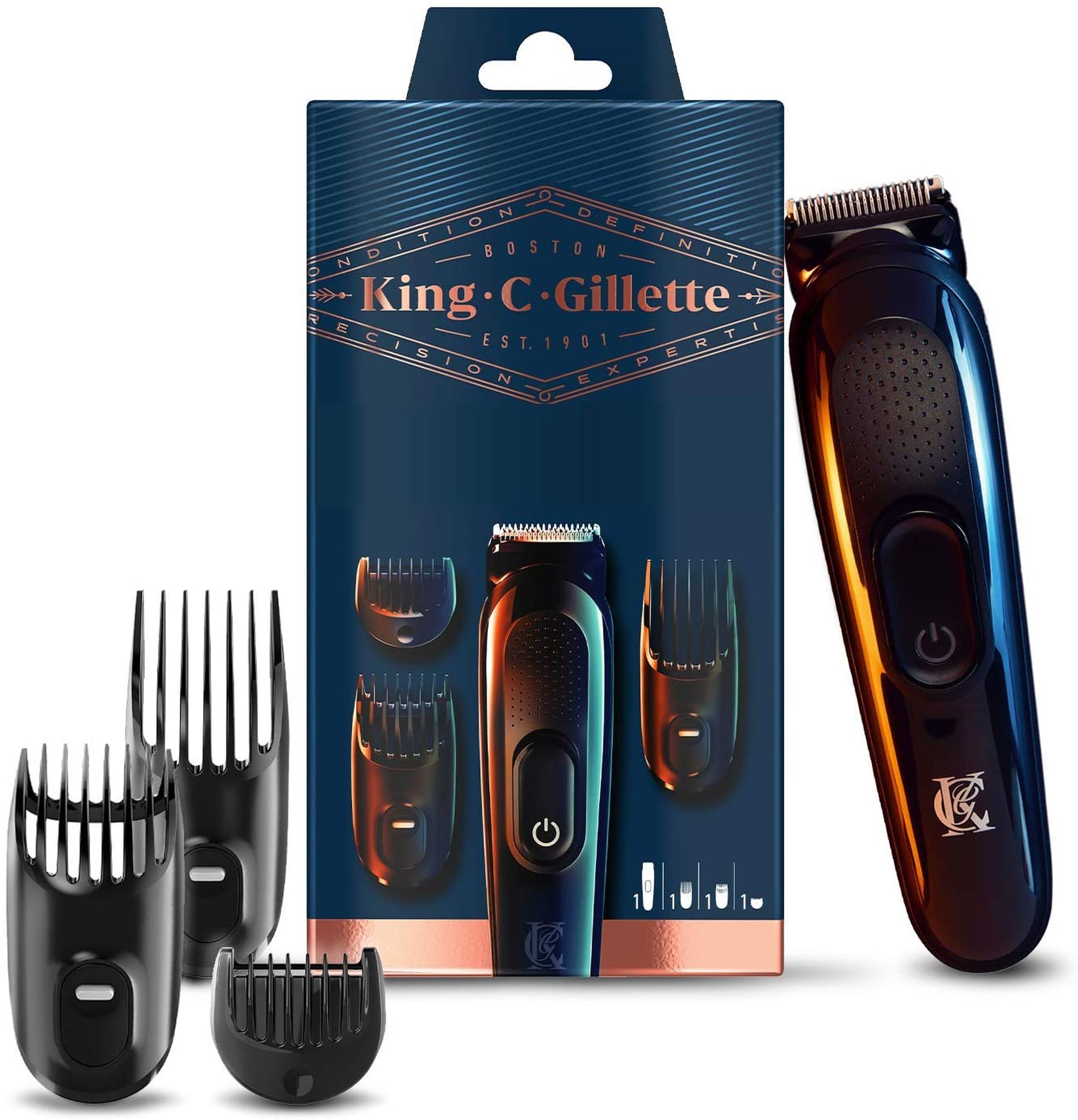 recortadora de barba y cortapelos King C. Gillette