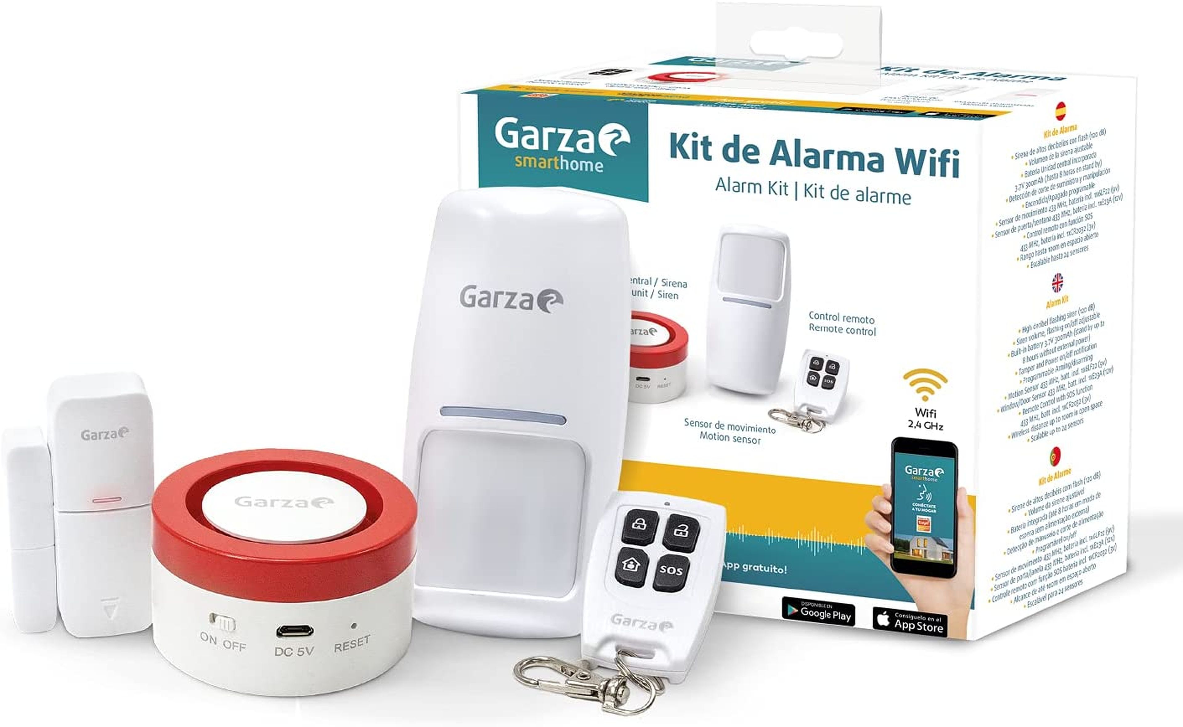 sistema alarma Garza Smart Home