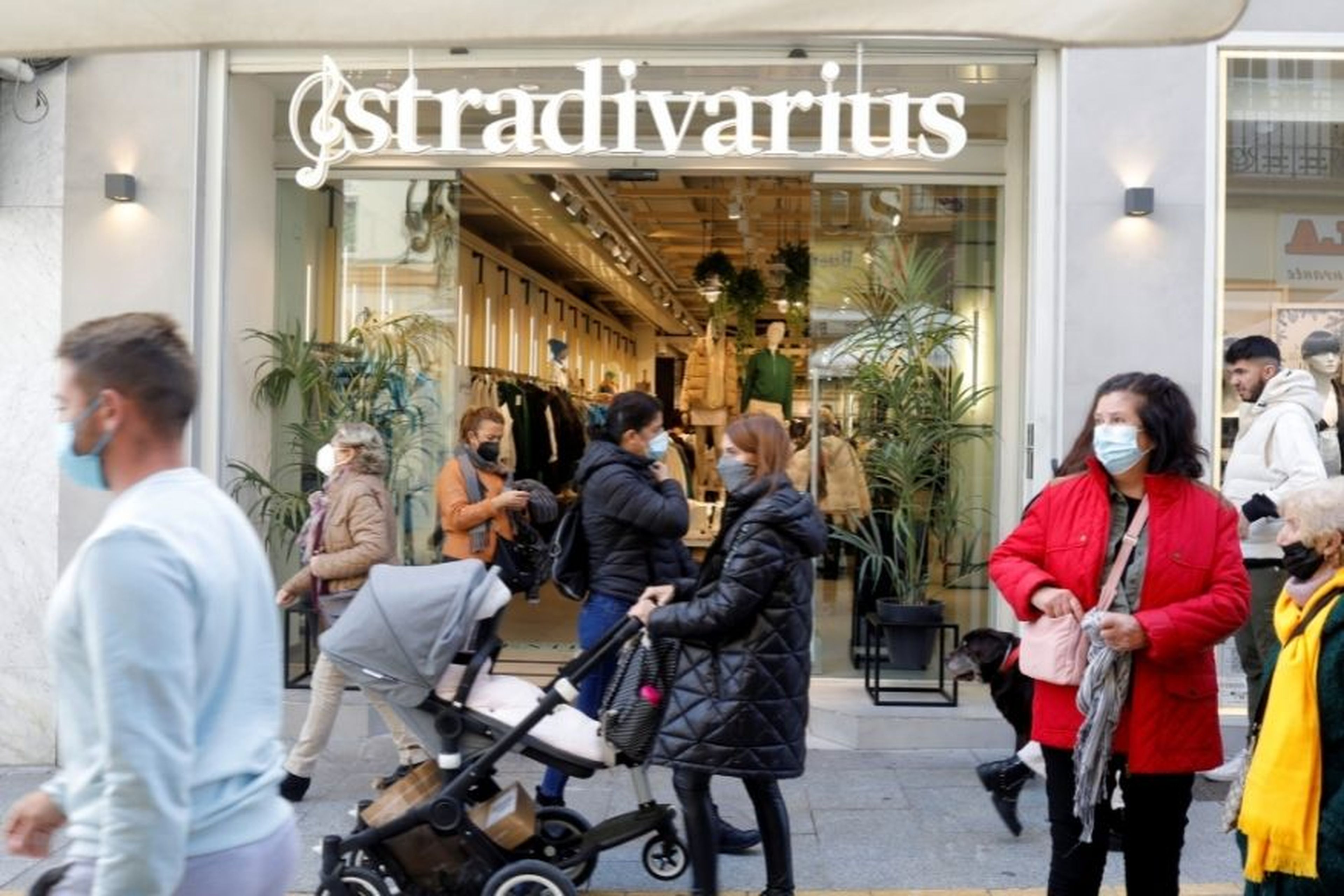 Una tienda de Stradivarius,