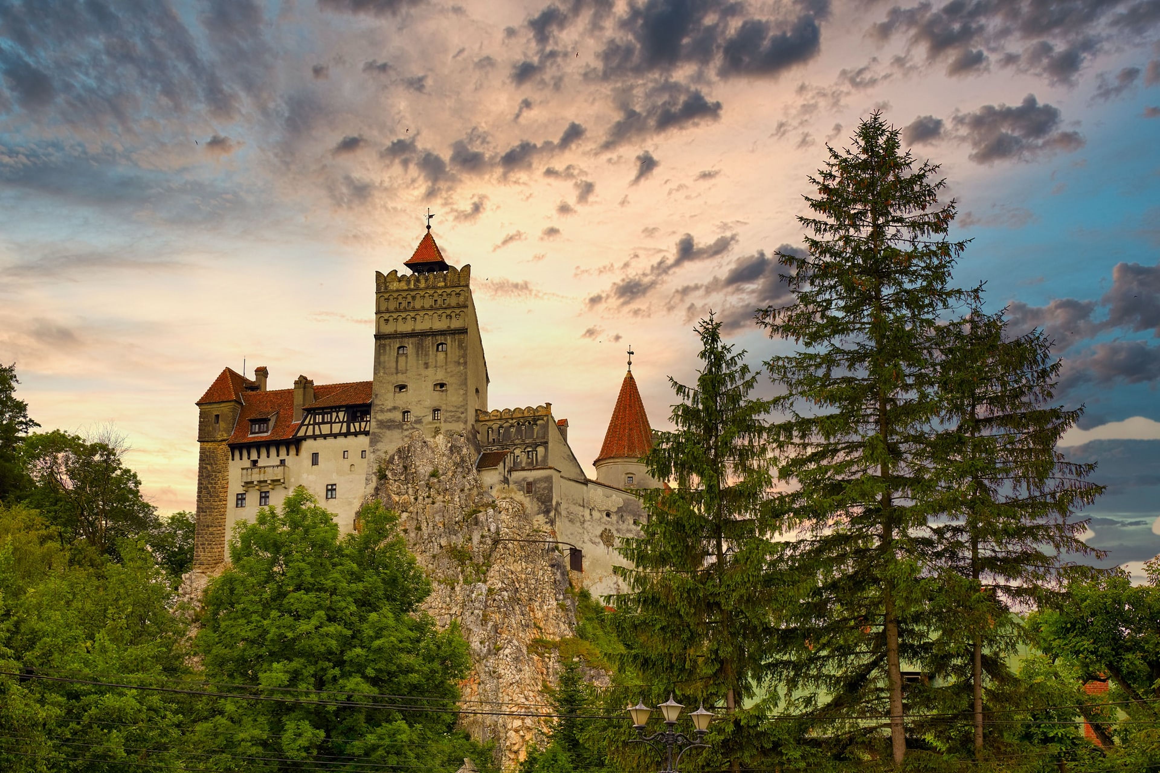 Castillo de Drácula en Transilvania.