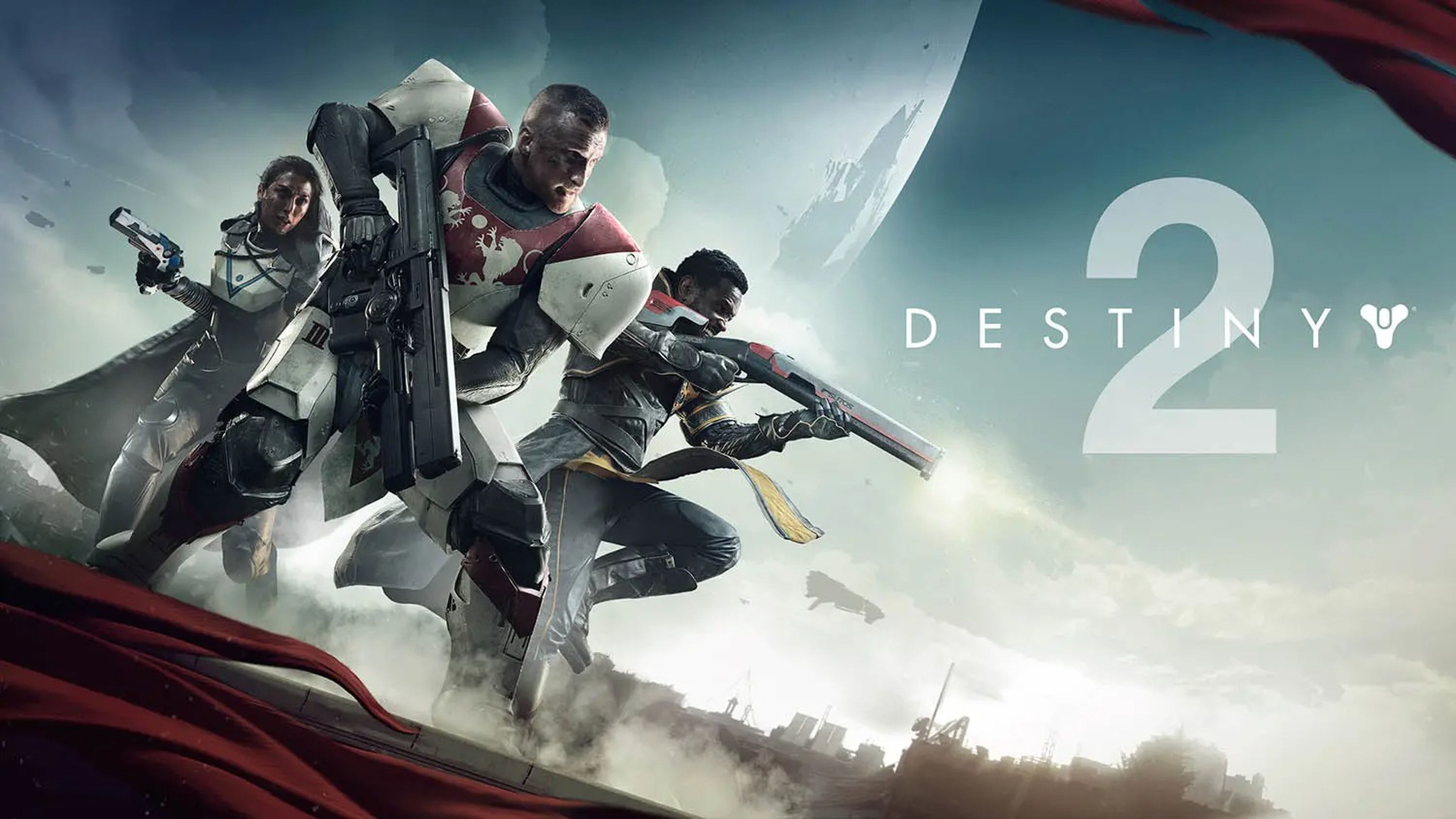 A promotional image for Bungie's biggest game, "Destiny 2."