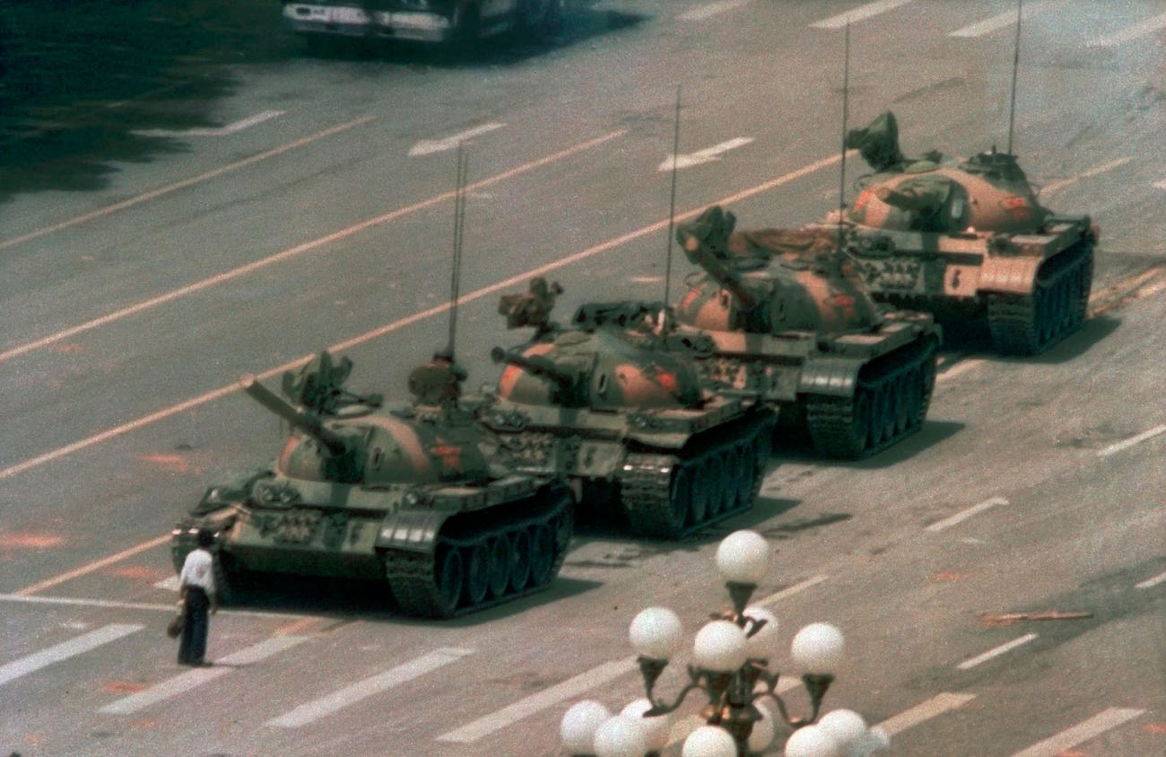 El hombre del tanque de Tiananmén